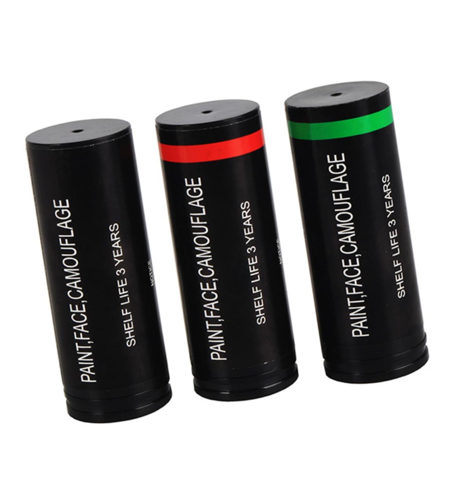 DIYEAH 3 Pieces Camouflage Oil Camouflage Paint Camouflage Face Paint Cream Stick Sticks Body Camouflage Makeup Hunting Makeup Camouflage Cream Hunting Face Paint Pigment - Buy Online on GoSupps.com