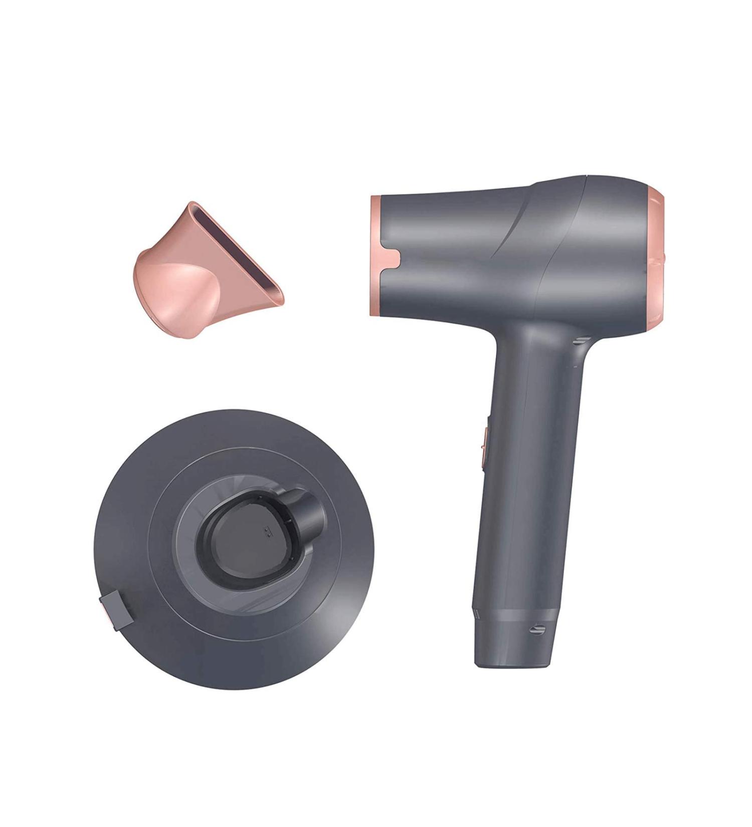 Cordless Hair Dryer Wireless Portable Blow Dryer Hot and Cold Wind Fast Charge 5000mAh Rechargeable Battery 2 Speed Adjustmen with Removable Nozzle for Travel Blowing Hair Painting Drying Out - Buy Online on GoSupps.com