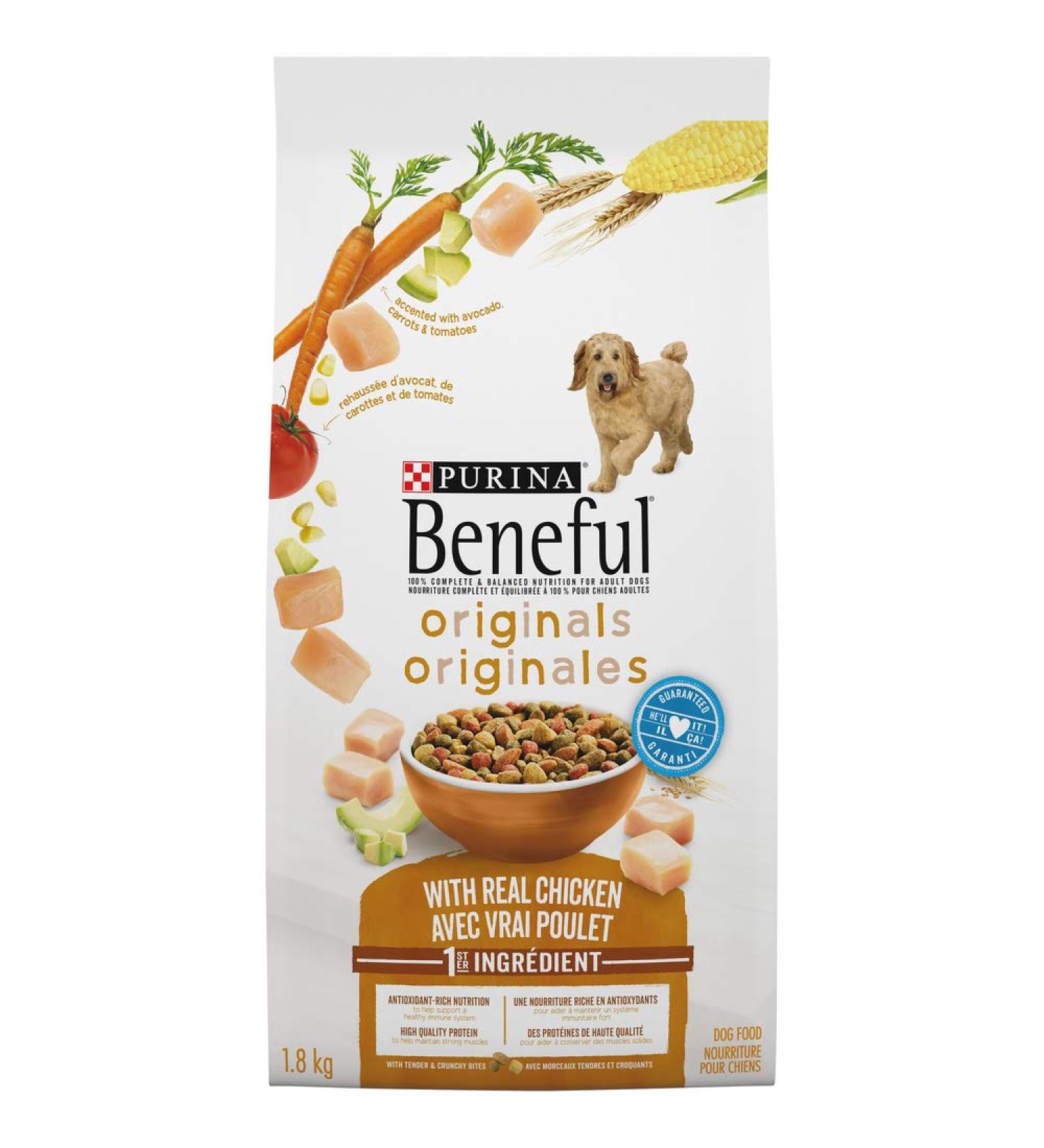 Beneful Originals Dry Dog Food Chicken 1.8 kg - Buy Online on GoSupps.com