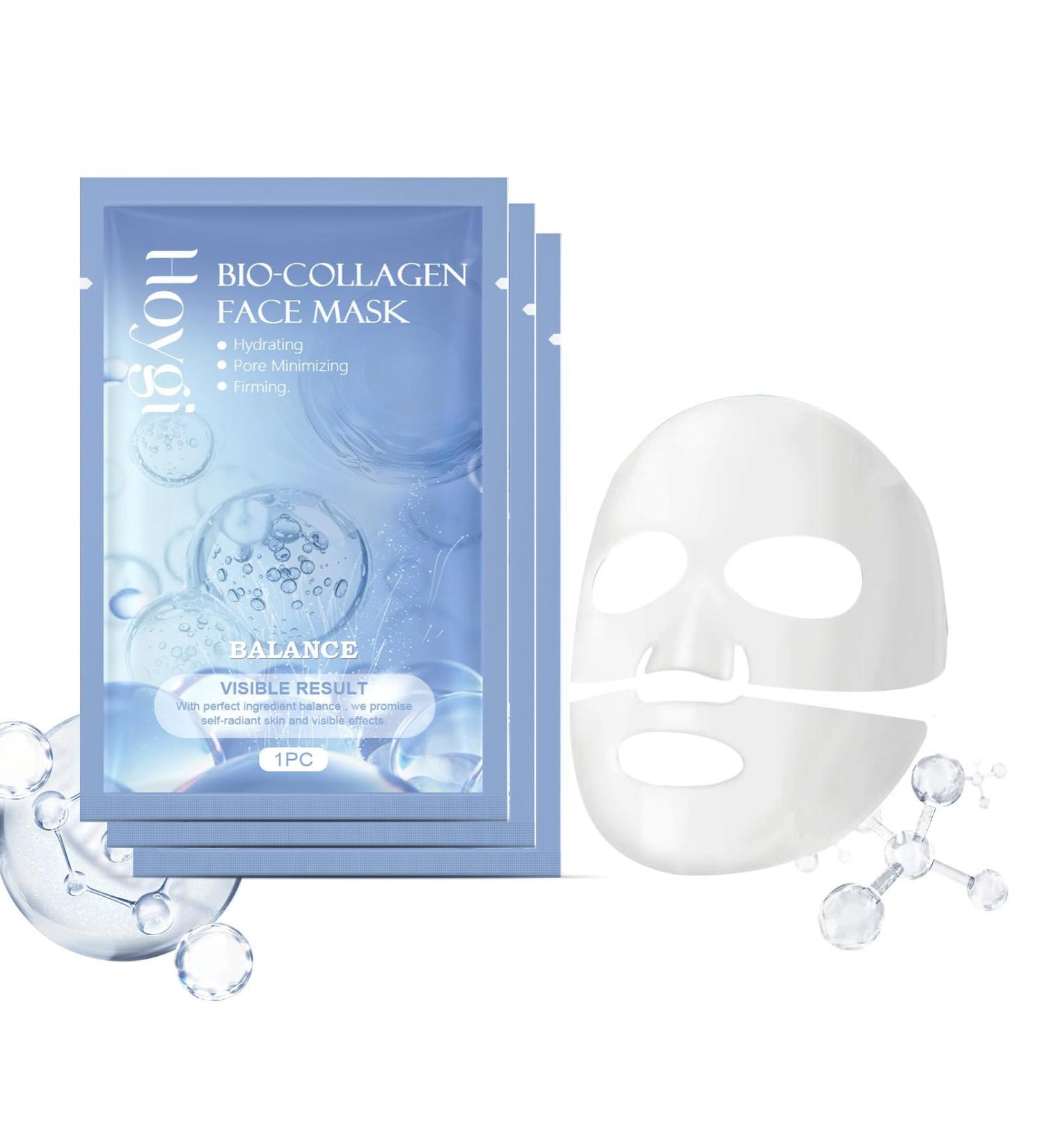 Collagen Mask Overnight Collagen Mask Collagen Deep Mask Overnight Pure Collagen Films Korean Deep Hydrating Firming Overnight Hydrogel Mask Collagen Face Mask - Buy Online on GoSupps.com