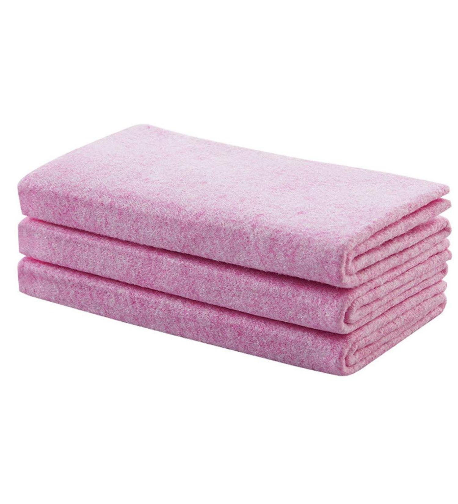 Whear Home Kitchen Towels Durable and Soft Dish Towels Washable Absorbent Dish Cloths 1/3/5 Pack 11.8X11.8 inch B/3pcs One Size