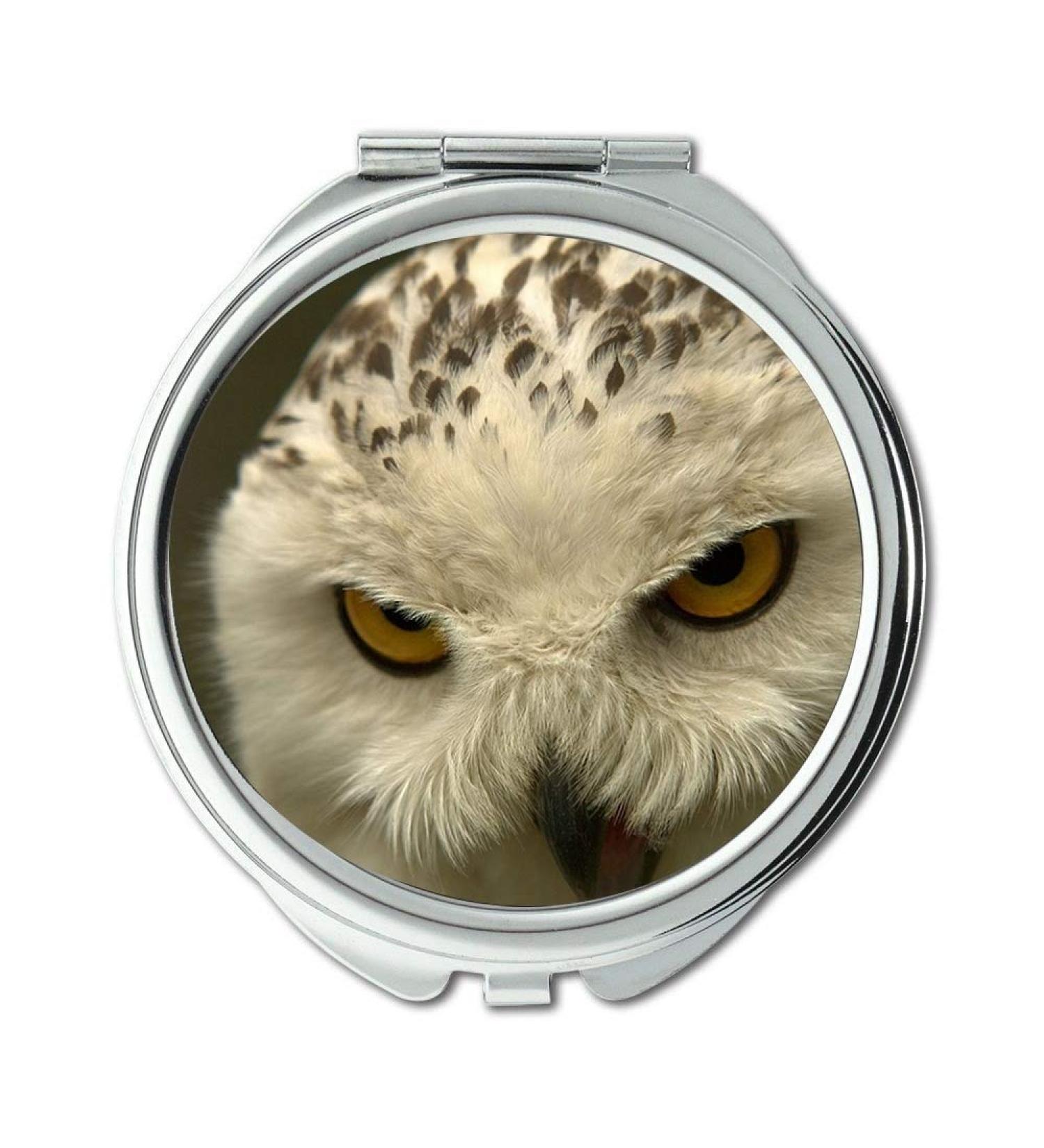 Mirror Compact Mirror owl e juice white owl is angry wallpaper pocket mirror portable mirror - Buy Online on GoSupps.com