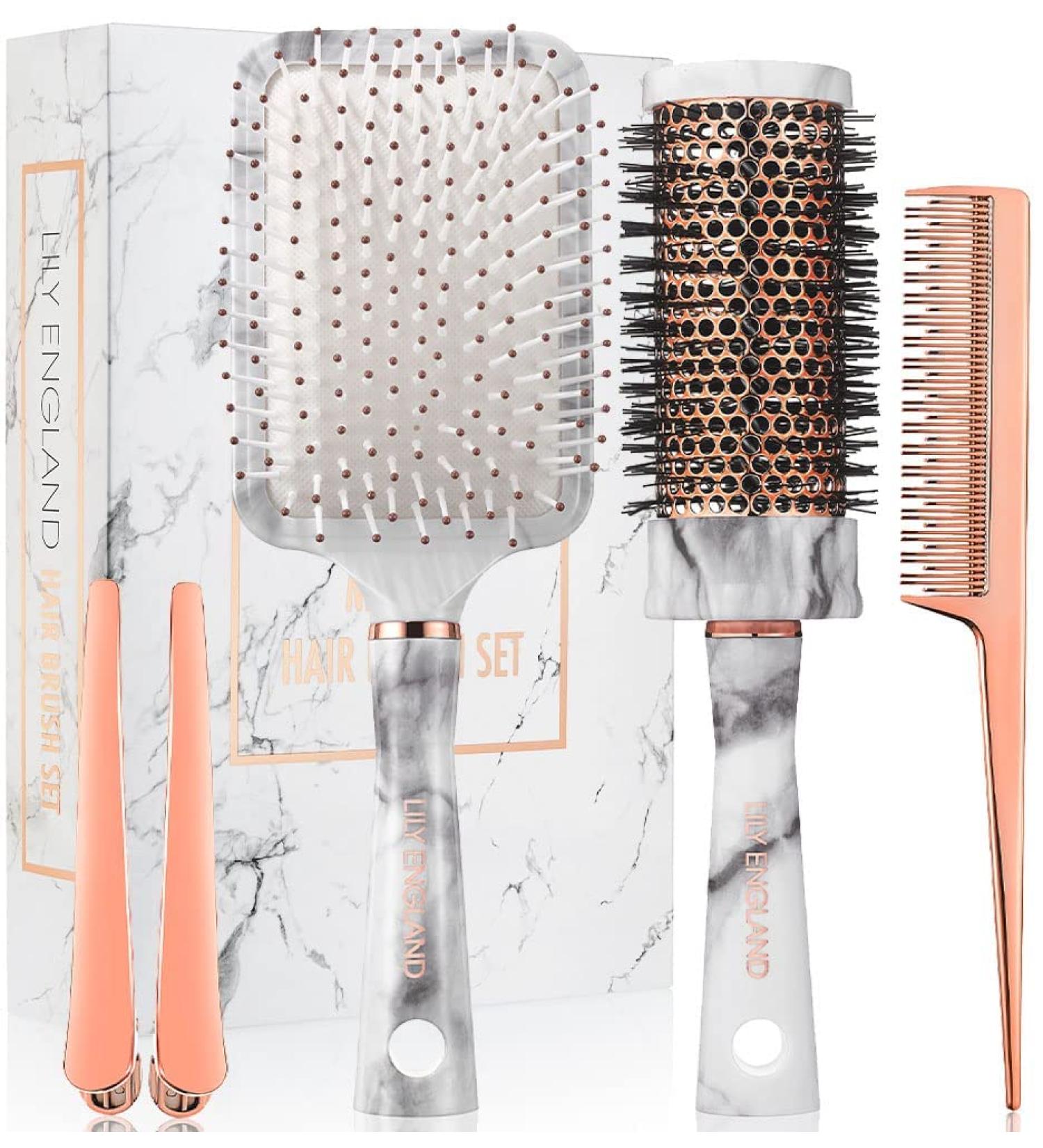 Detangle Hair Brush Set - Luxury Gifts for Women | Lily England - Buy Online on GoSupps.com