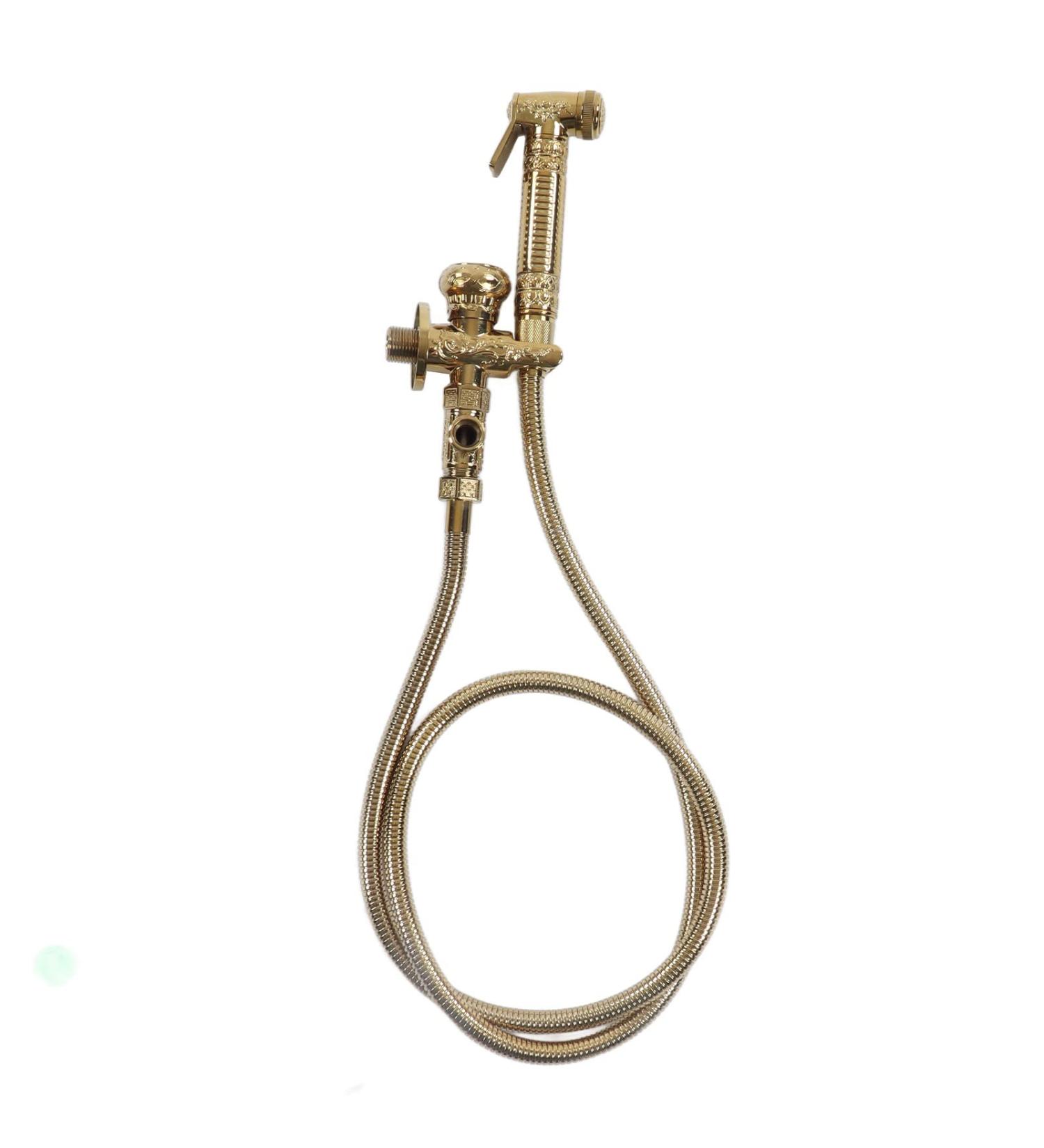 Antique Copper Bathroom Accessories | Retro Wall-Mounted Toilet Sprayer & Bidet Tap - Exquisite Design & Powerful Performance - Buy Online on GoSupps.com
