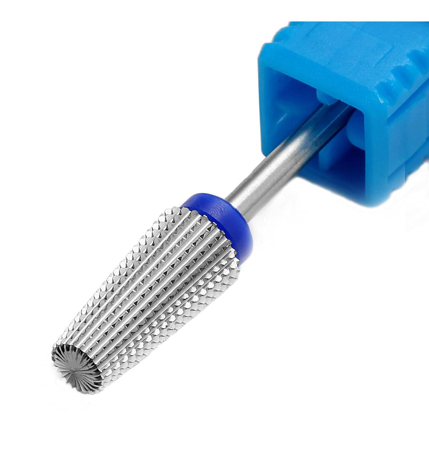 ERUIKA 5 in 1 Carbide Rotary Nail Drill Bit - 3/32 Shank, Manicure Nail Art Accessory for Acrylic or Gel Removal (Medium) - Silver - Buy Online on GoSupps.com