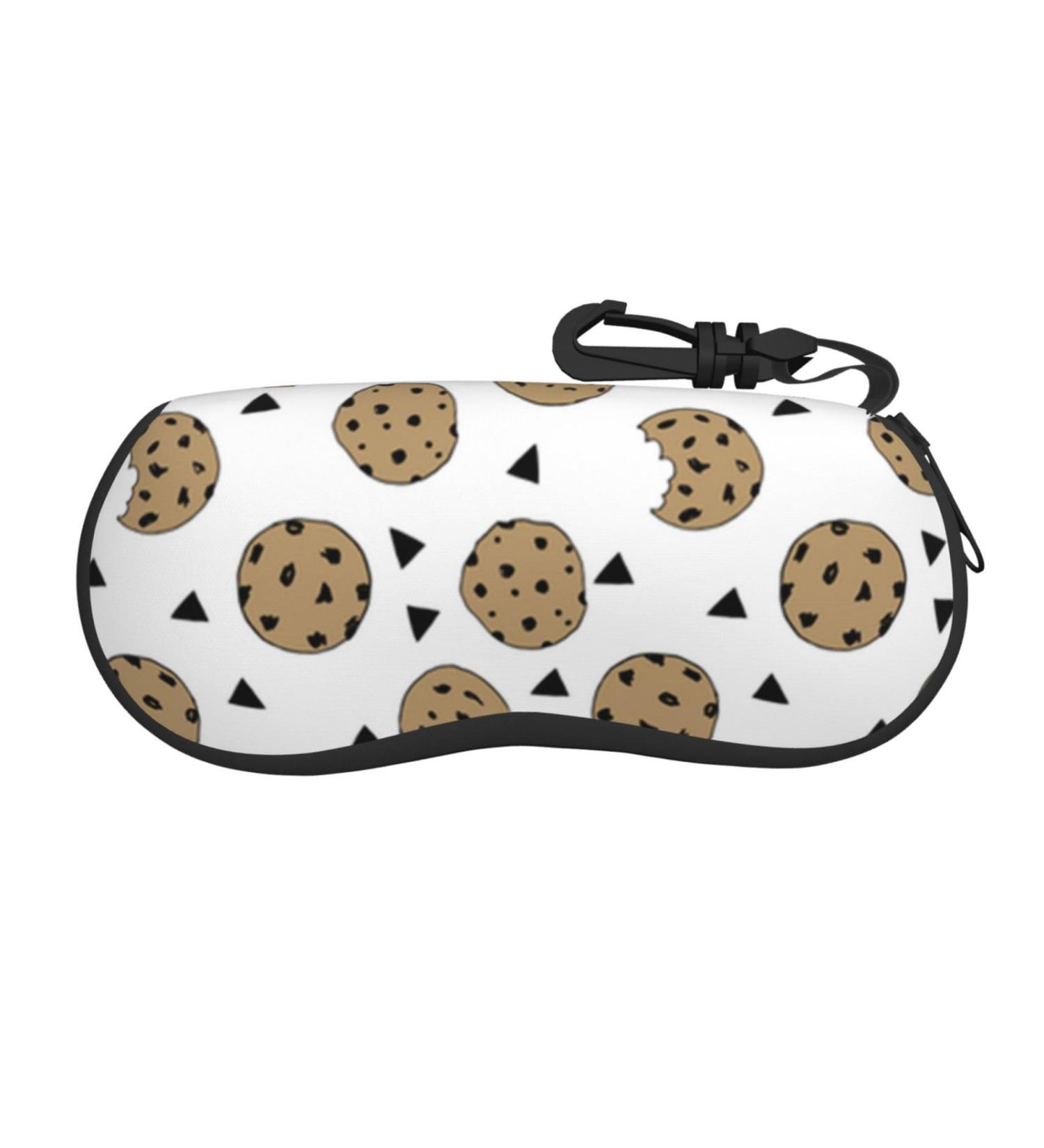 OPSREY Delicious Sweet Ramen printed Glasses Case Portable Zip Storage Case Neutral Sunglasses Soft Case Cookies Food Chip Biscuits One Size - Buy Online on GoSupps.com