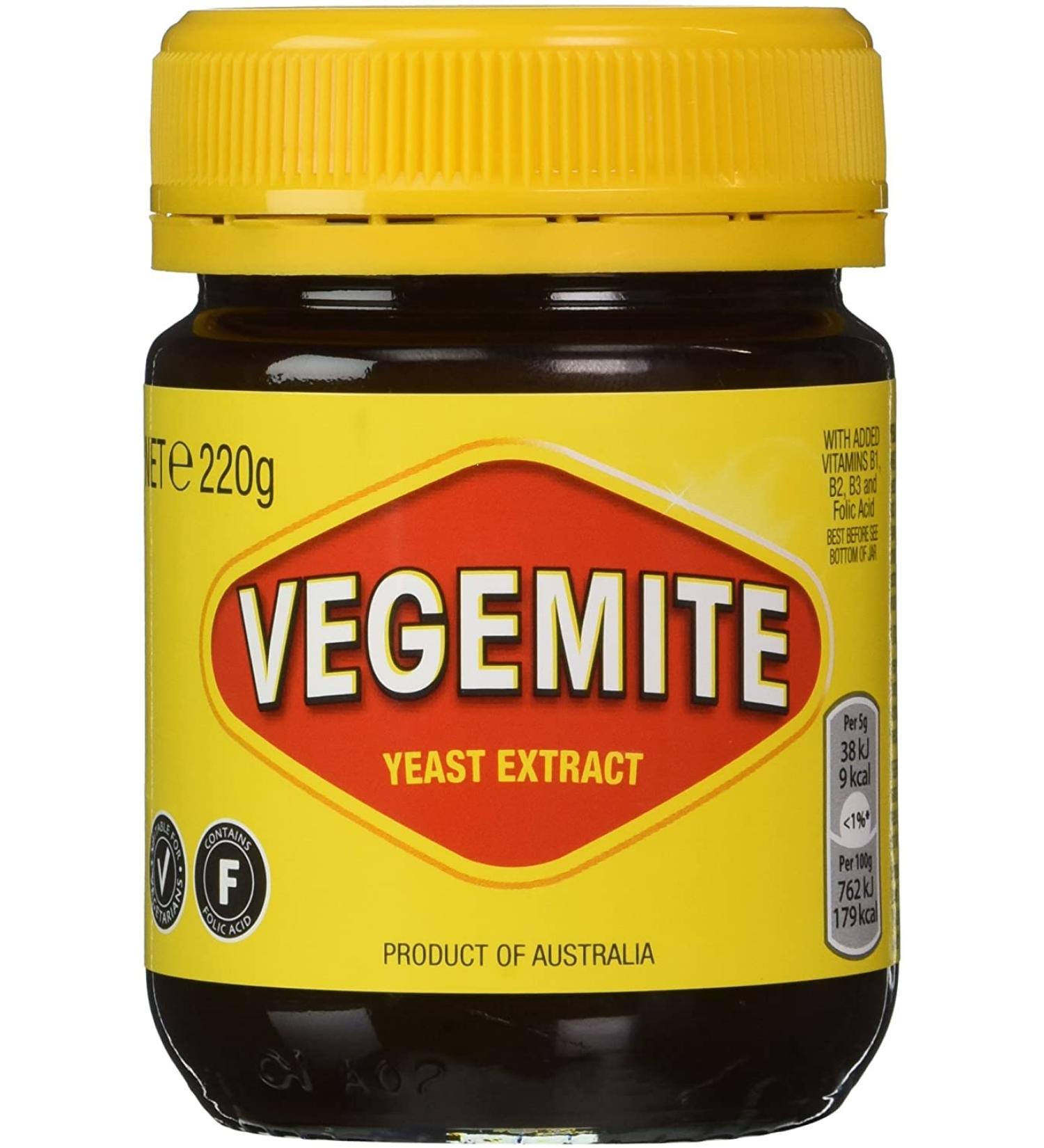 Buy Yeast Extract & Vegemite 220g Pack of 2 | International Shipping Available - Buy Online on GoSupps.com