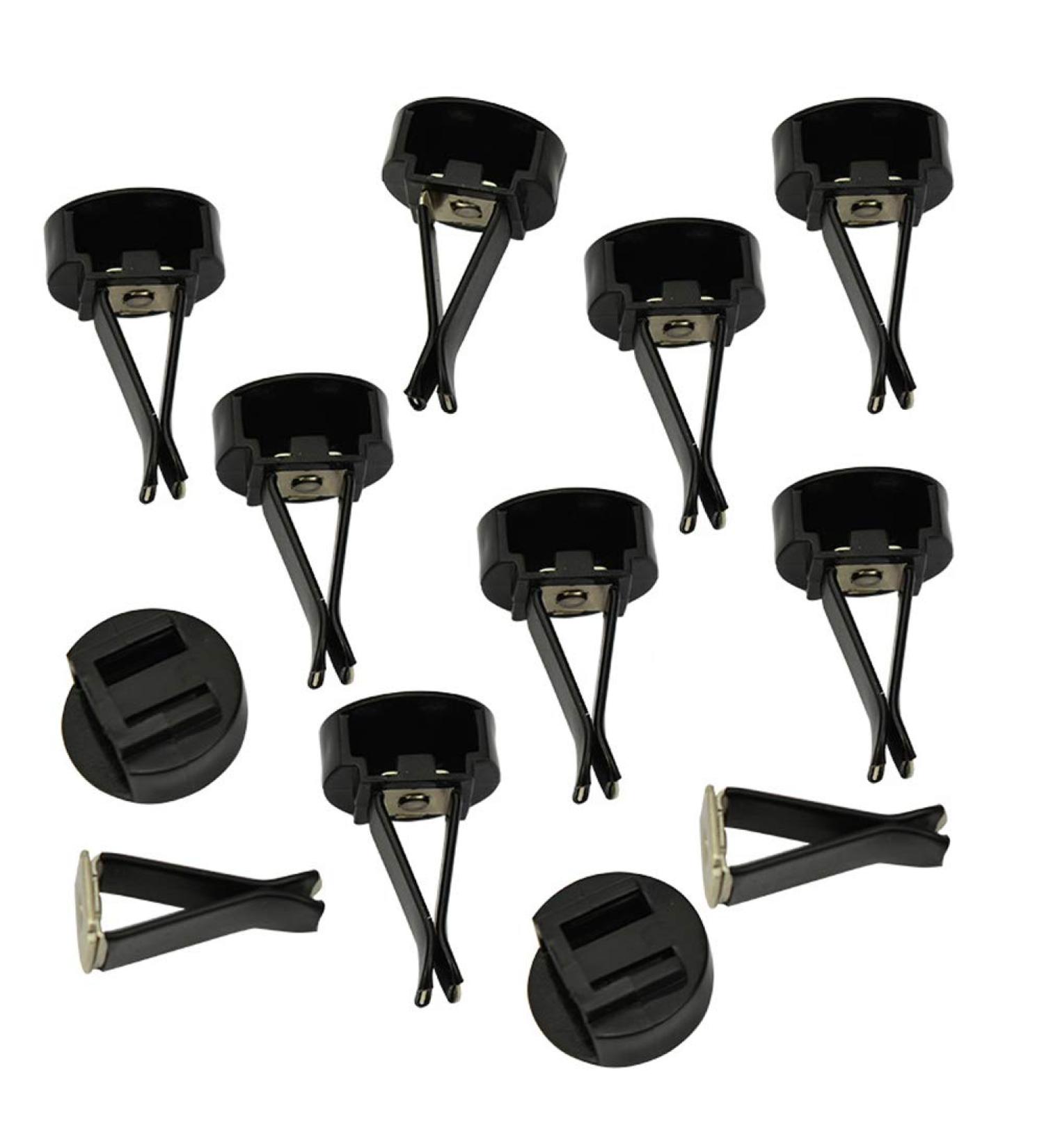 Set of 10 Square Head Car Air Vent Clips - Replacement Clips for Auto Air Conditioner - Durable Black Car Outlet Accessories - Buy Online on GoSupps.com
