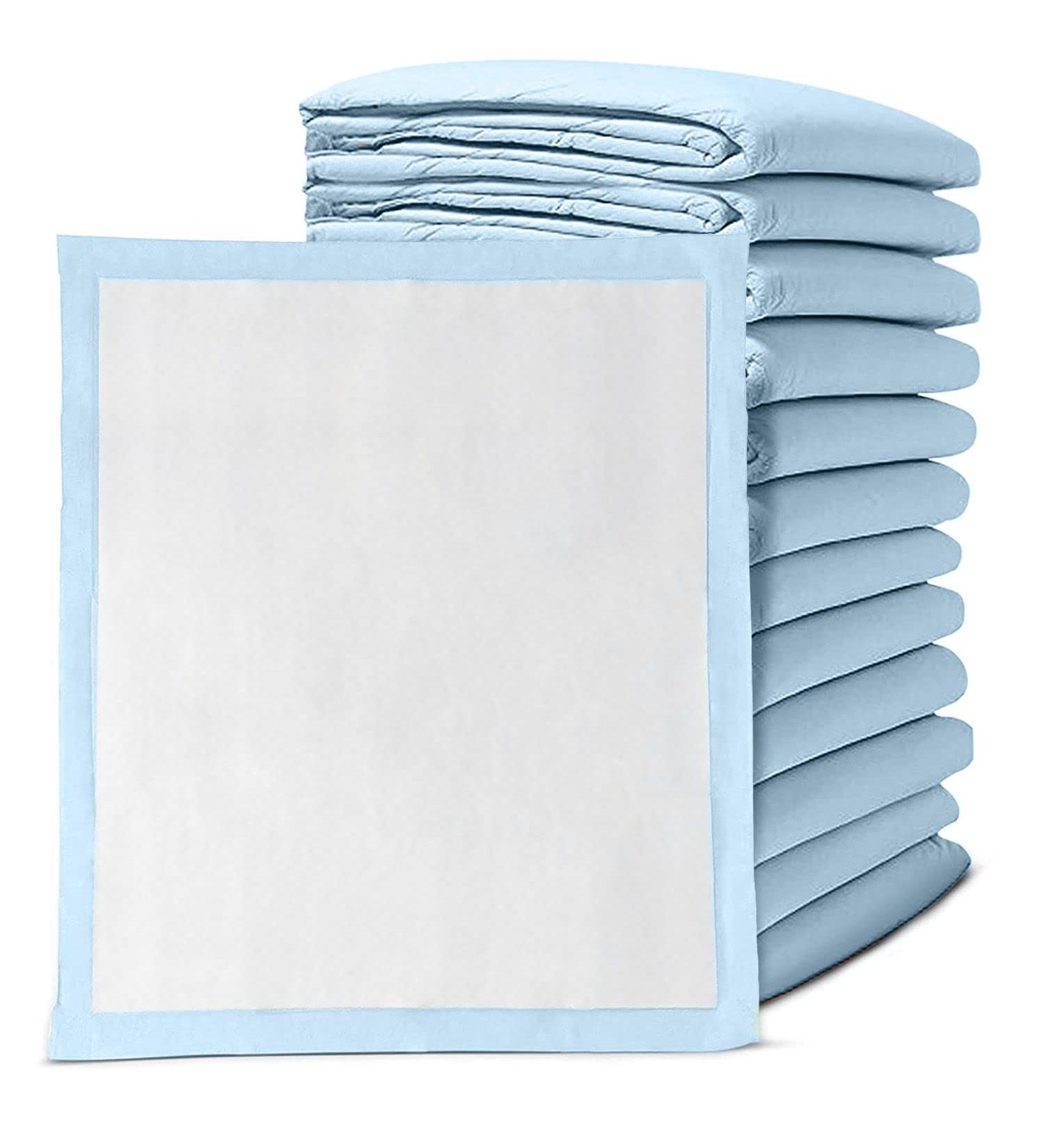 Disposable Incontinence Bed Pads 23x36 - 15 Pack - Heavy Absorbent Chux Underpads - Leak Proof - Overnight Moisture and Odor Lock - Buy Online on GoSupps.com
