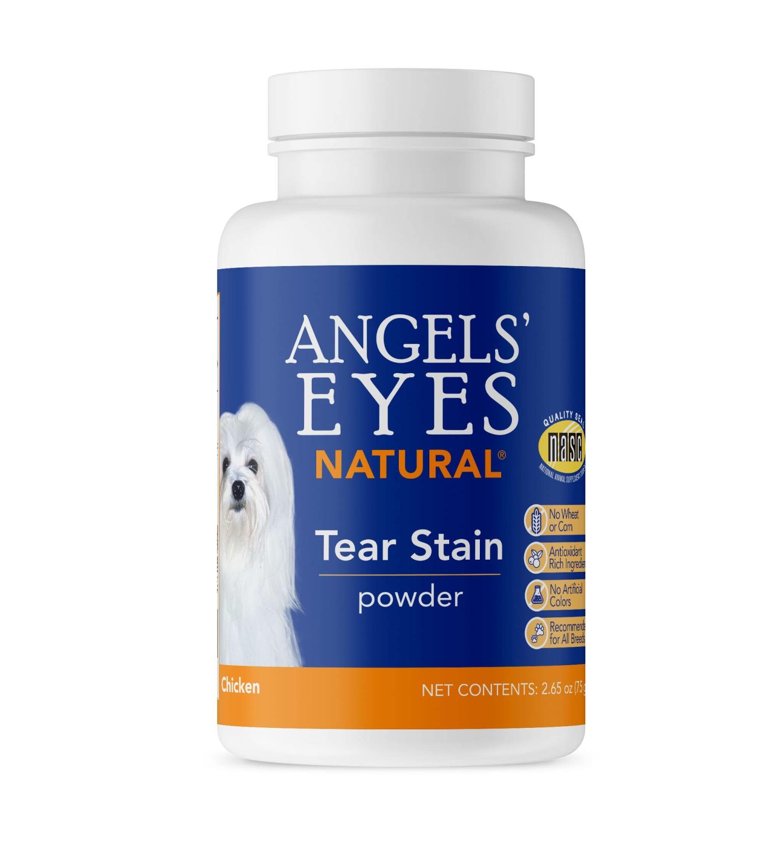 Angels' Eyes Chicken Formula Tear-Stain Remover for Dogs 75 g 75 g (Pack of 1) - Buy Online on GoSupps.com