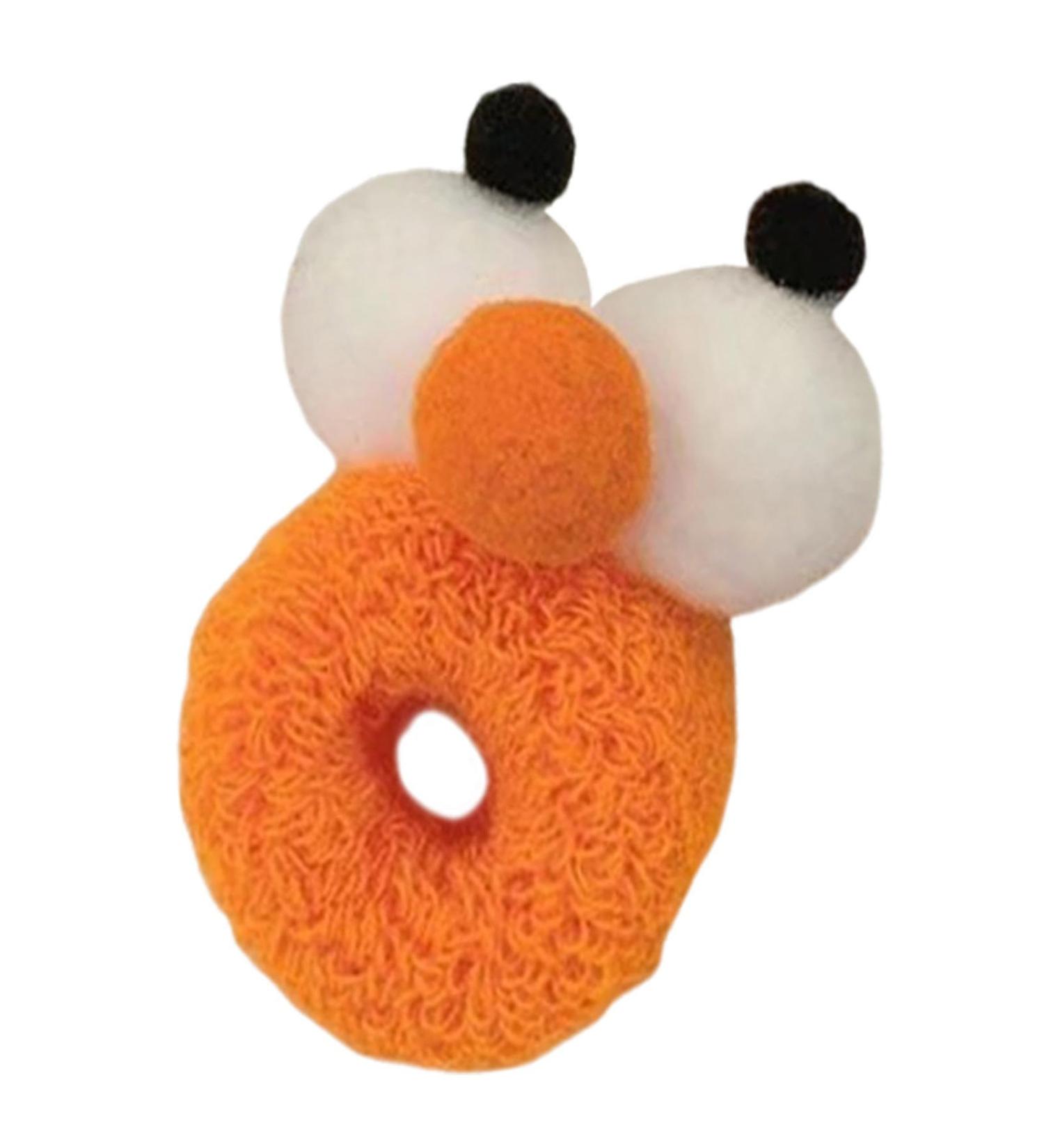 Funny Hair Clips | Ponytail Holders - High Elasticity Big Eyes Funny Hair Ties Girls Daily Hair Accessories For Playful Styles & Firm Grip Orange - Buy Online on GoSupps.com