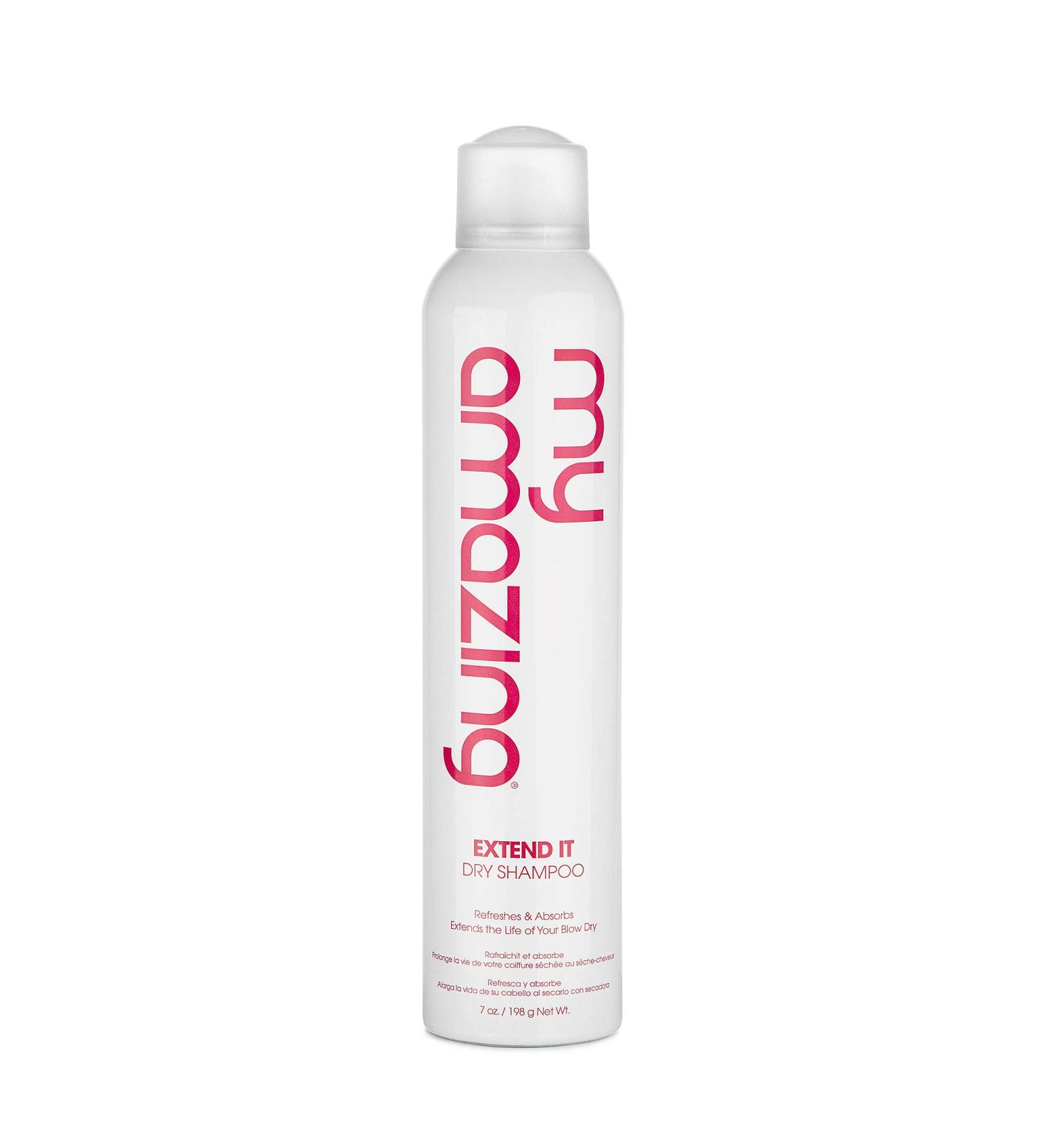 My Amazing Extend It Dry Shampoo 7 oz. for Women and Men - Natural Hair Refresh, Volume, and Shine - Black Currant and Peony Fragrance - Buy Online on GoSupps.com