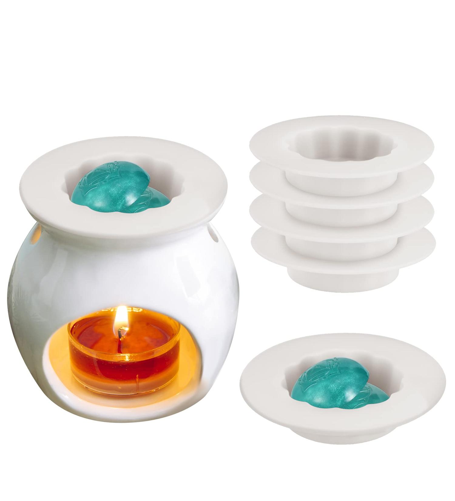 Reusable Silicone Wax Melt Warm Liner - Leak Protection for Electric Wax Warmers & Candle Warmers (4 Pack) - Buy Online on GoSupps.com