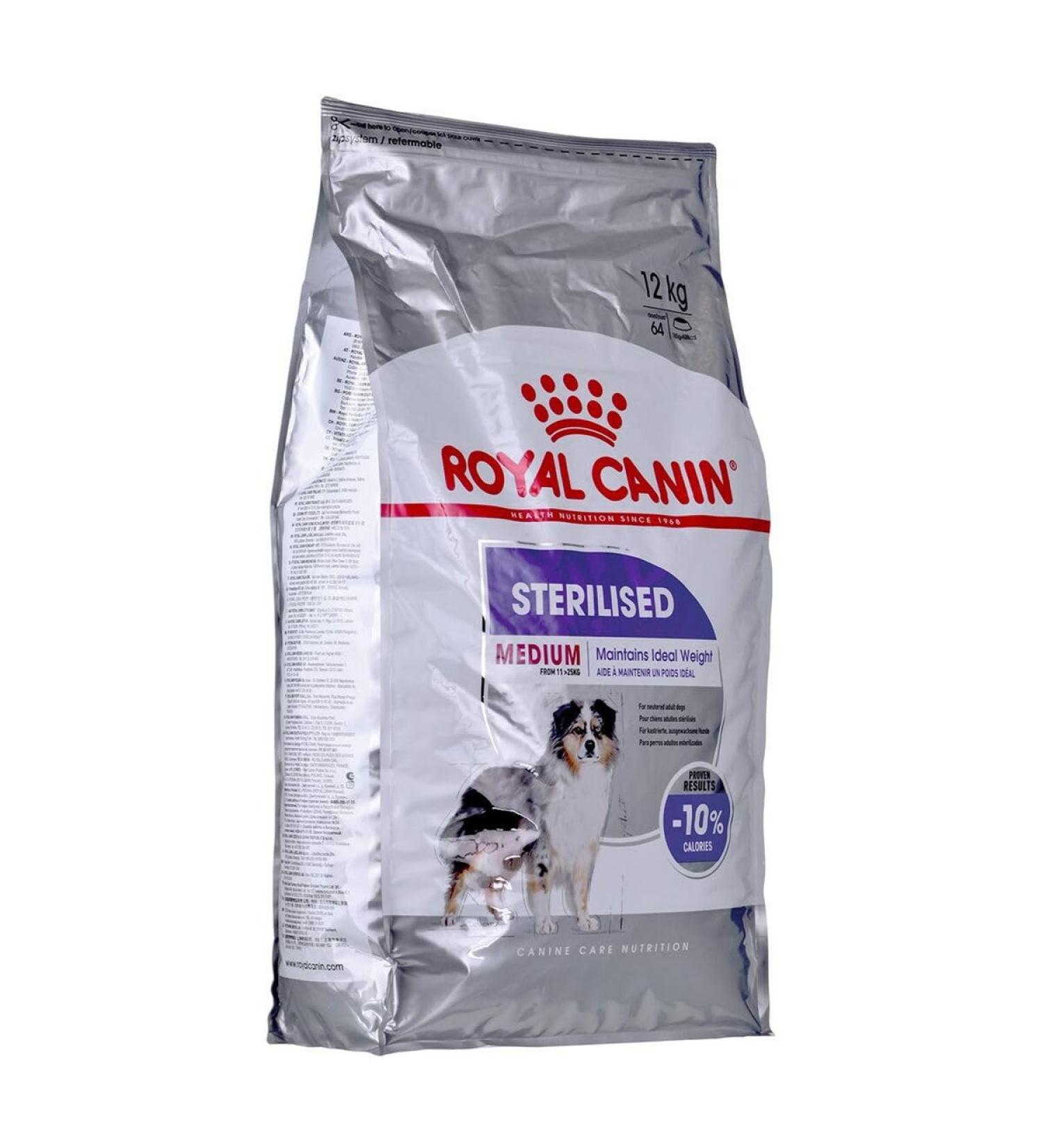 Royal Canin - Sterilized Adult Medium Dry Food - Bag of 12 kg