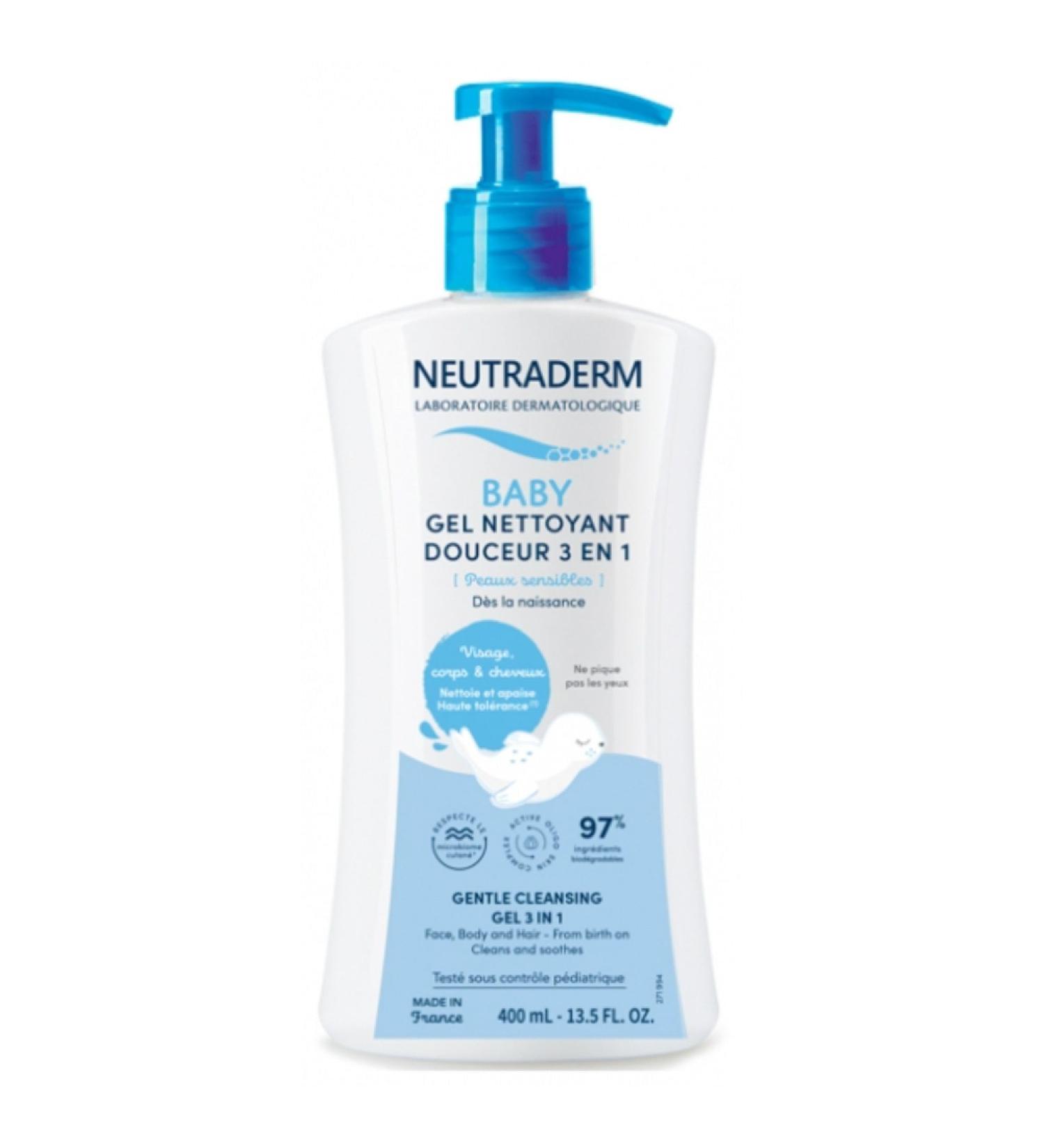 Neutrapharm Neutraderm Baby Gentle Cleansing Gel 3 in 1 400ml