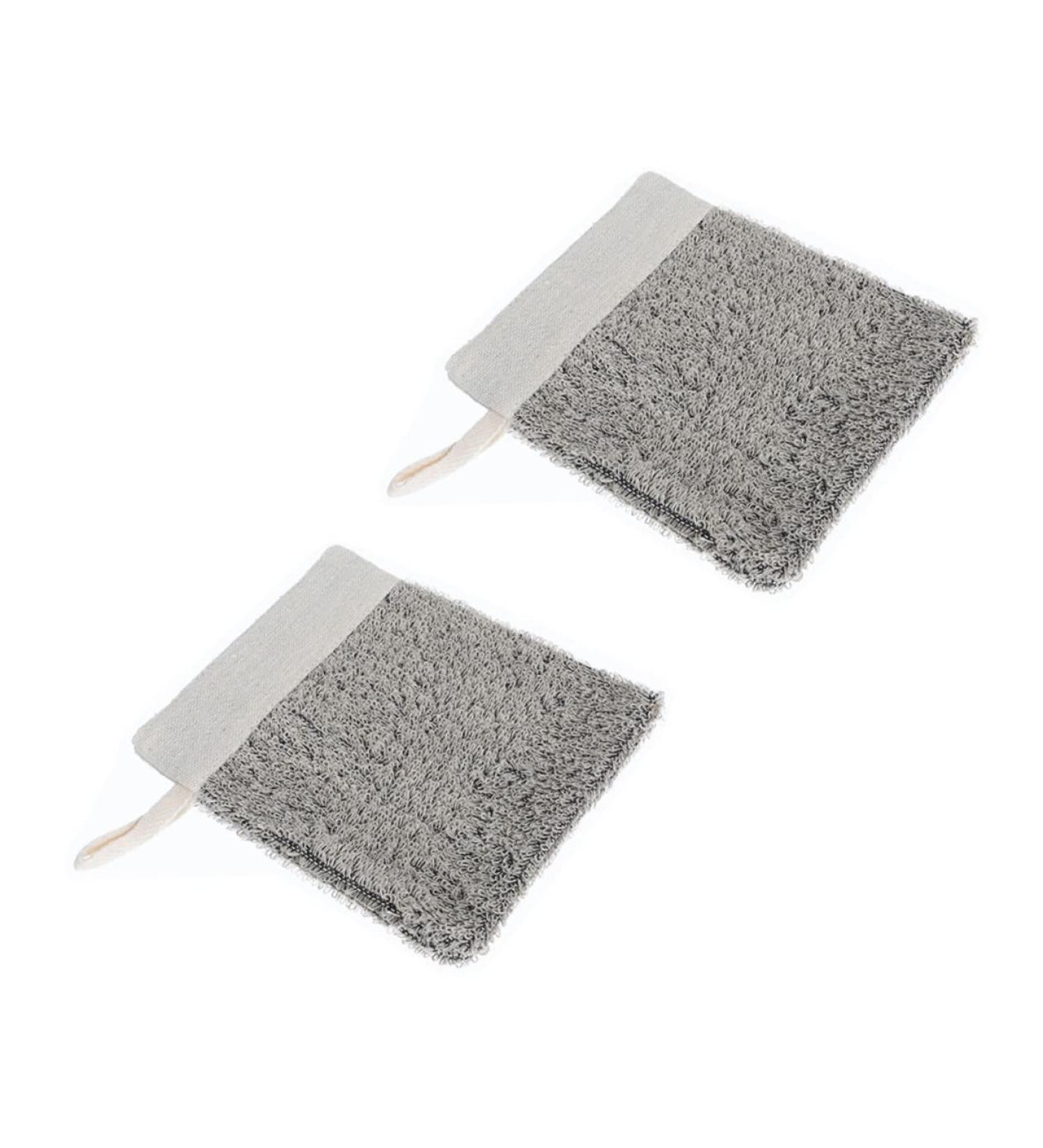 Gogogmee 2pcs Soap Bag Foaming Net Body Bar Soap Natural Soap Bag Soap Net Loofahs Bubble Maker Flax - Buy Online on GoSupps.com