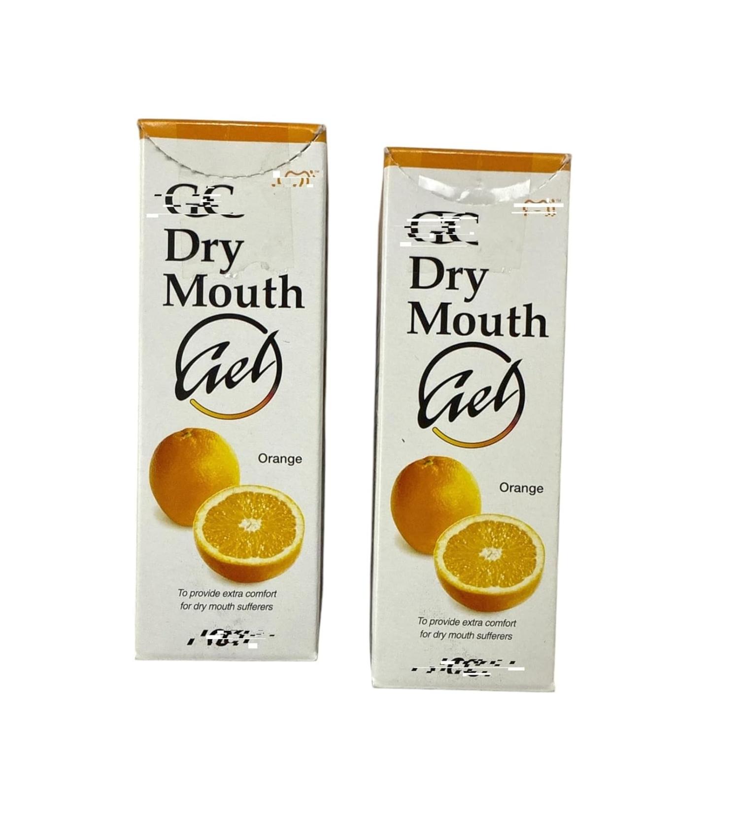 Dry Mouth Gel Toothpaste Orange Flavour 40 Gram - Pack of 2