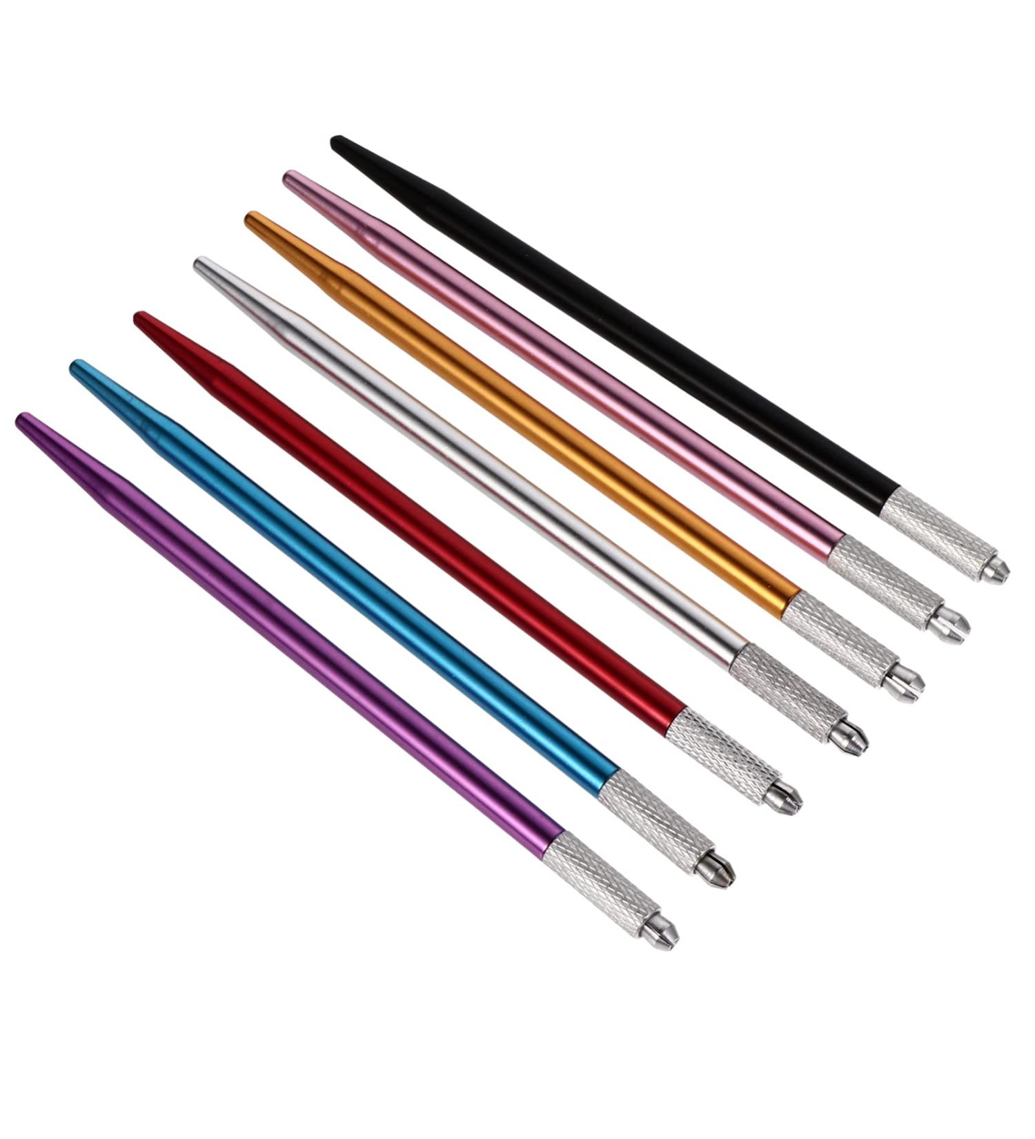 NOLITOY 7pcs Metal Embroidery Pen Brow Pencil Makeup Tools Metal Brackets Eyebrow Pens Cosmetics Single Head - Buy Online on GoSupps.com