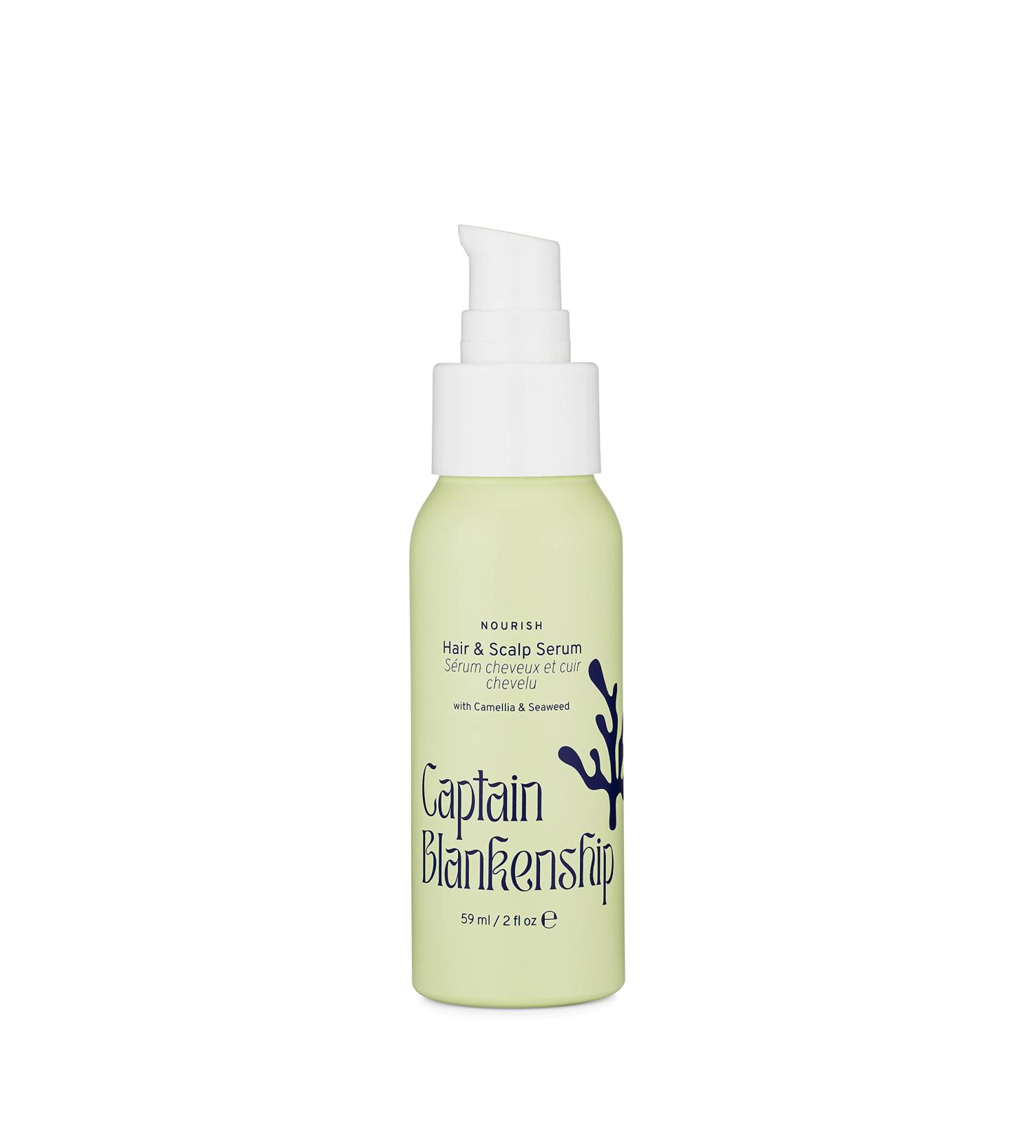 Captain Blankenship Nourish Hair & Scalp Serum - Vegan Hair Oil with Rosemary Extract for Frizz Reduction - 2 oz - International Shipping Available - Buy Online on GoSupps.com