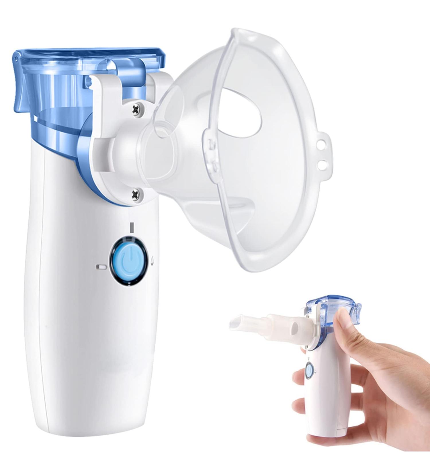 Portable Mesh Nebulizer - Handheld Cool Mist Steam Inhaler for Sinus Relief - Kids & Adults - Buy Online on GoSupps.com