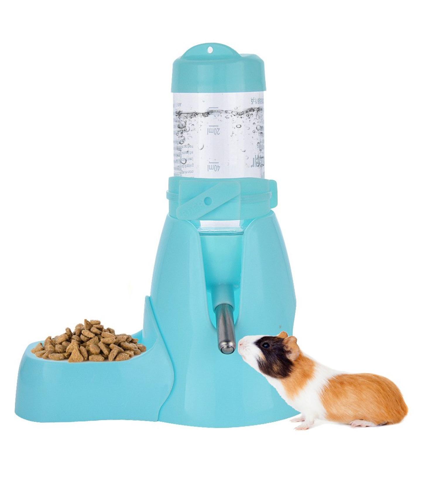 ShareWe Automatic Pet Water Dispenser Bottle for Hamsters Rats Guinea Ferrets Rabbits Small Animals (80ml Blue) - Buy Online on GoSupps.com