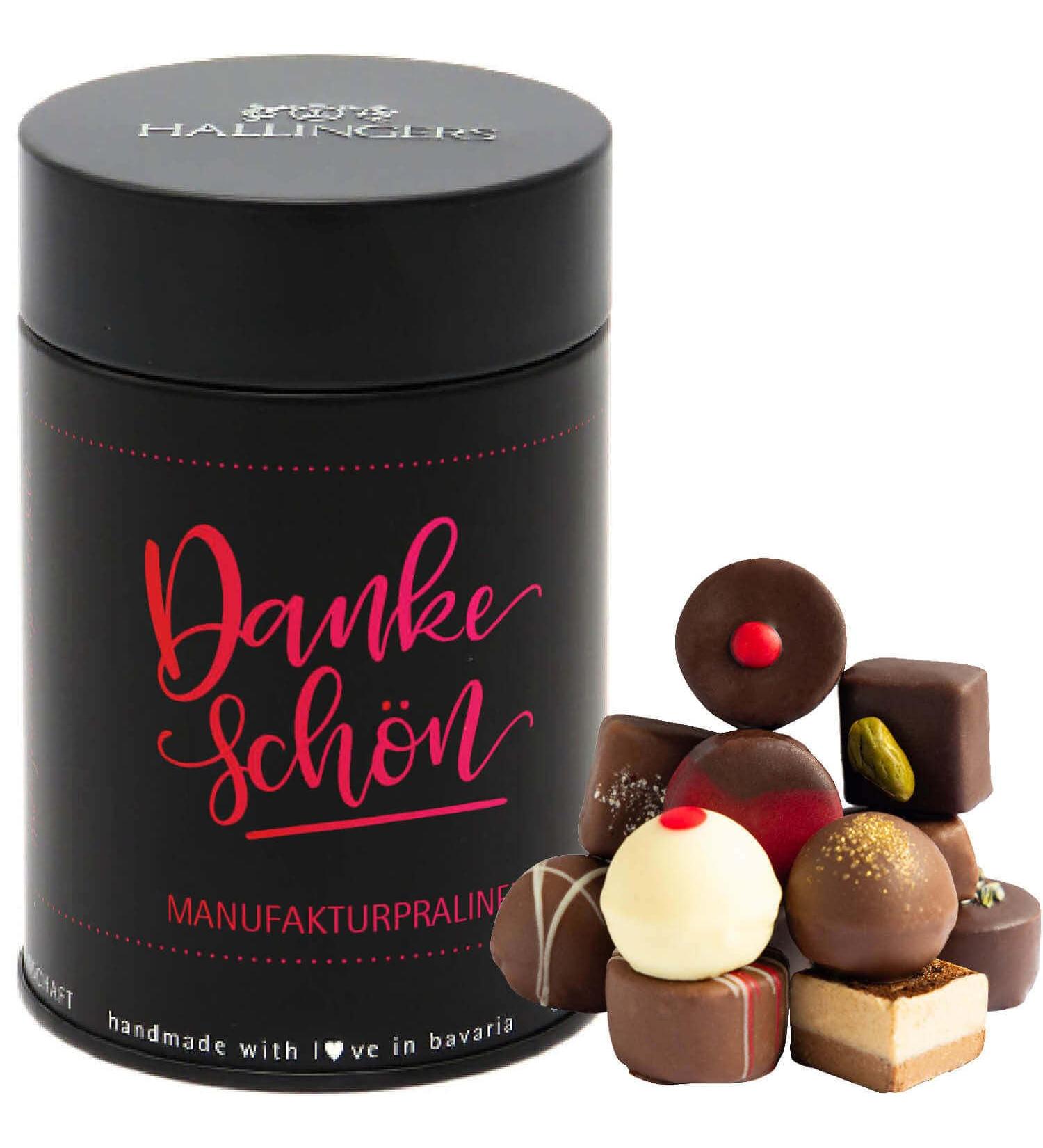 Hallingers Handmade Chocolates - Exquisite Alcohol-Free Gifts | Perfect for Mother's Day Father's Day & Birthdays - 150g Noble Cocoa Treats - Buy Online on GoSupps.com