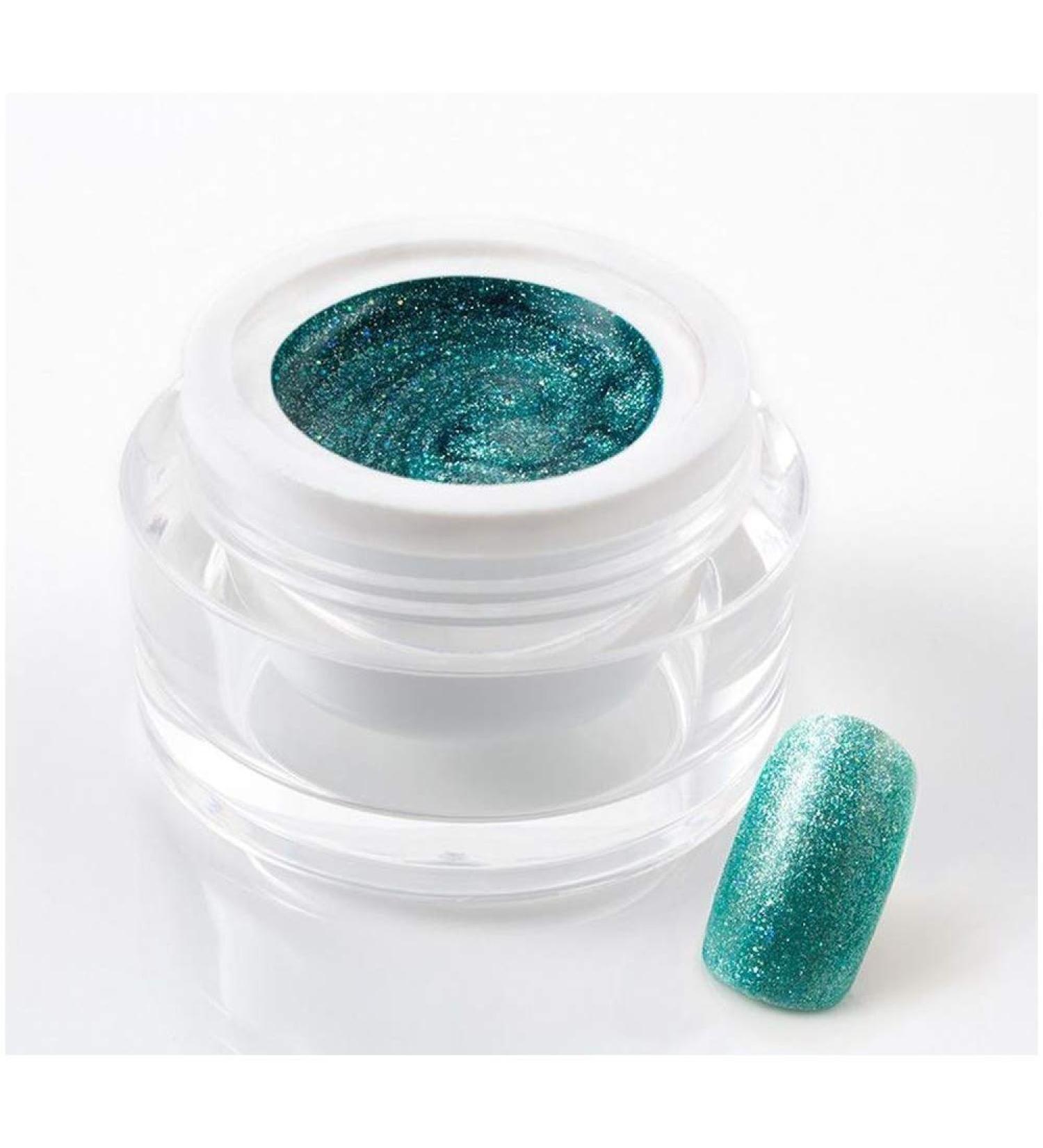 5 ml exclusive UV color gel/colour gel/glitter gel - in Ice Snowdrop