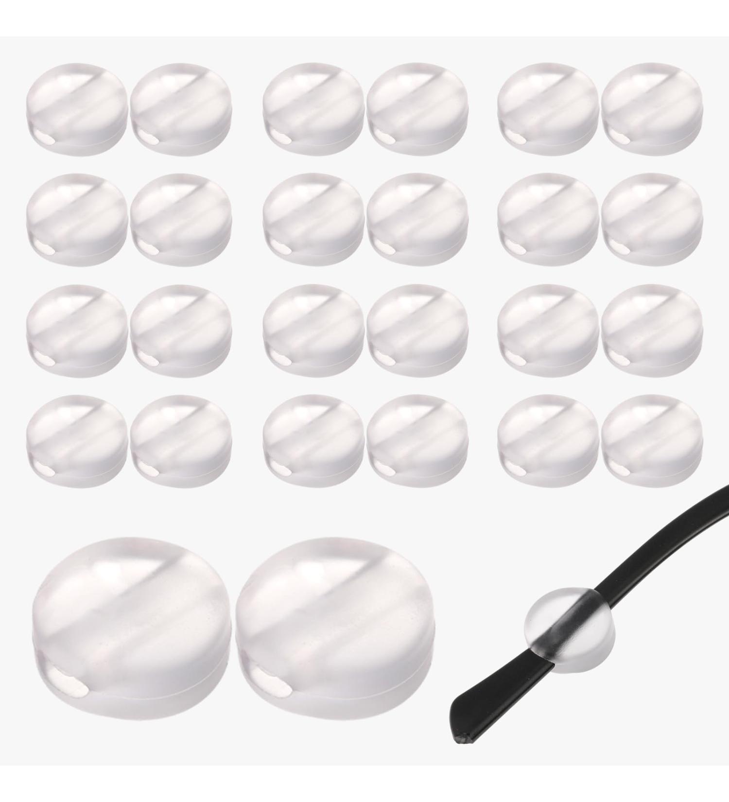 Curded 12 Pair Anti-Slip Glasses Ear Pads & Hooks - Silicone Comfort Covers for Glasses - Stop Slipping & Enhance Fit - Buy Online on GoSupps.com