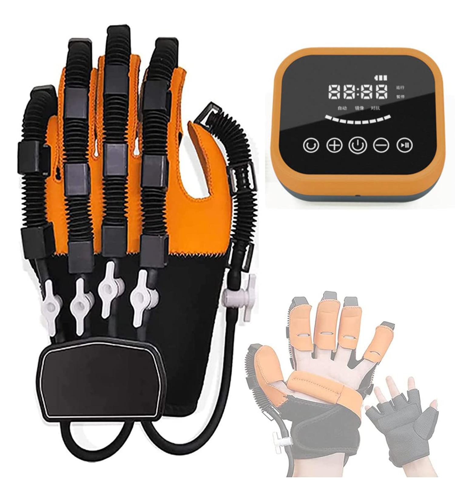 Self-Training Rehabilitation Robot Gloves Finger and Hand Function Rehabilitation Trainer Hand Exerciser for Dementia Arthritis Stroke Hemiplegia Patient Right-XL XL right - Buy Online on GoSupps.com
