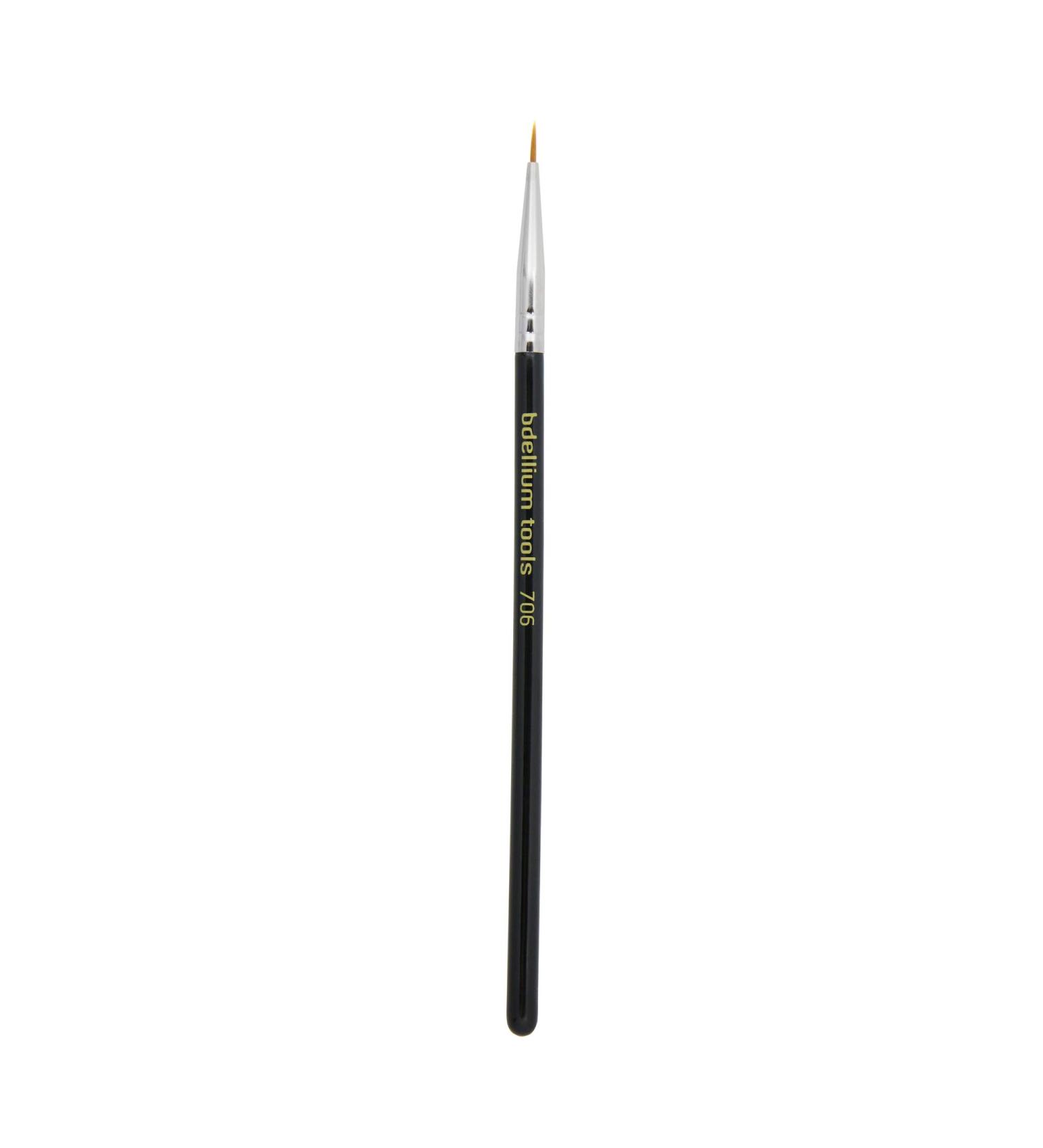 Bdellium Tools Maestro Series 706 Fine Point Eyeliner Brush - Professional Makeup Tool with Soft Synthetic Fibers for Precise Eye Lining (Black 1pc) - International Shipping Available - Buy Online on GoSupps.com
