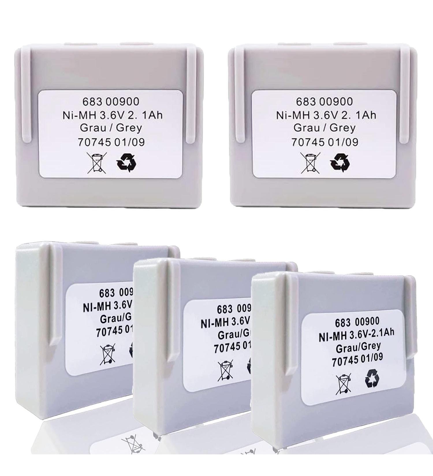 Buy 5-Pack 3.6V 68300900 Batteries for HETRONIC Remote Control - 2100mAh Rechargeable NiMH | International Shipping Available - Buy Online on GoSupps.com