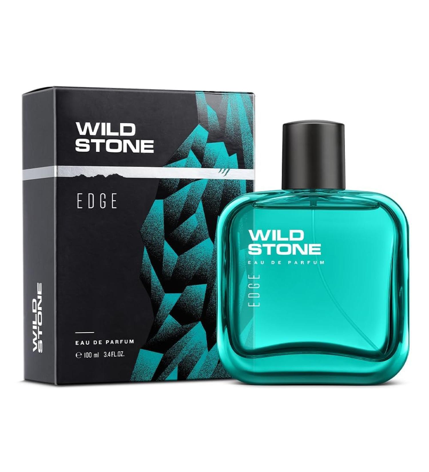 Wild Stone Edge EDP Premium Perfume for Men 100 Ml | Long-lasting Eau De Parfum | Luxury Fragrances | Fragrance for Modern Lifestyle | Ideal Gift For Him | Premium Scent For Men - Buy Online on GoSupps.com