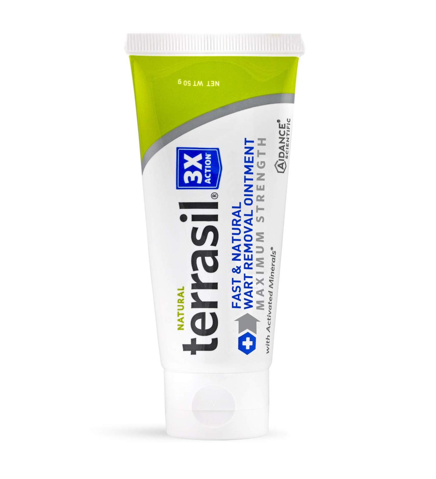 Terrasil Wart Remover Max Ointment - Pain-Free Treatment for Plantar, Genital, and Facial Warts (50gm) - Buy Online on GoSupps.com