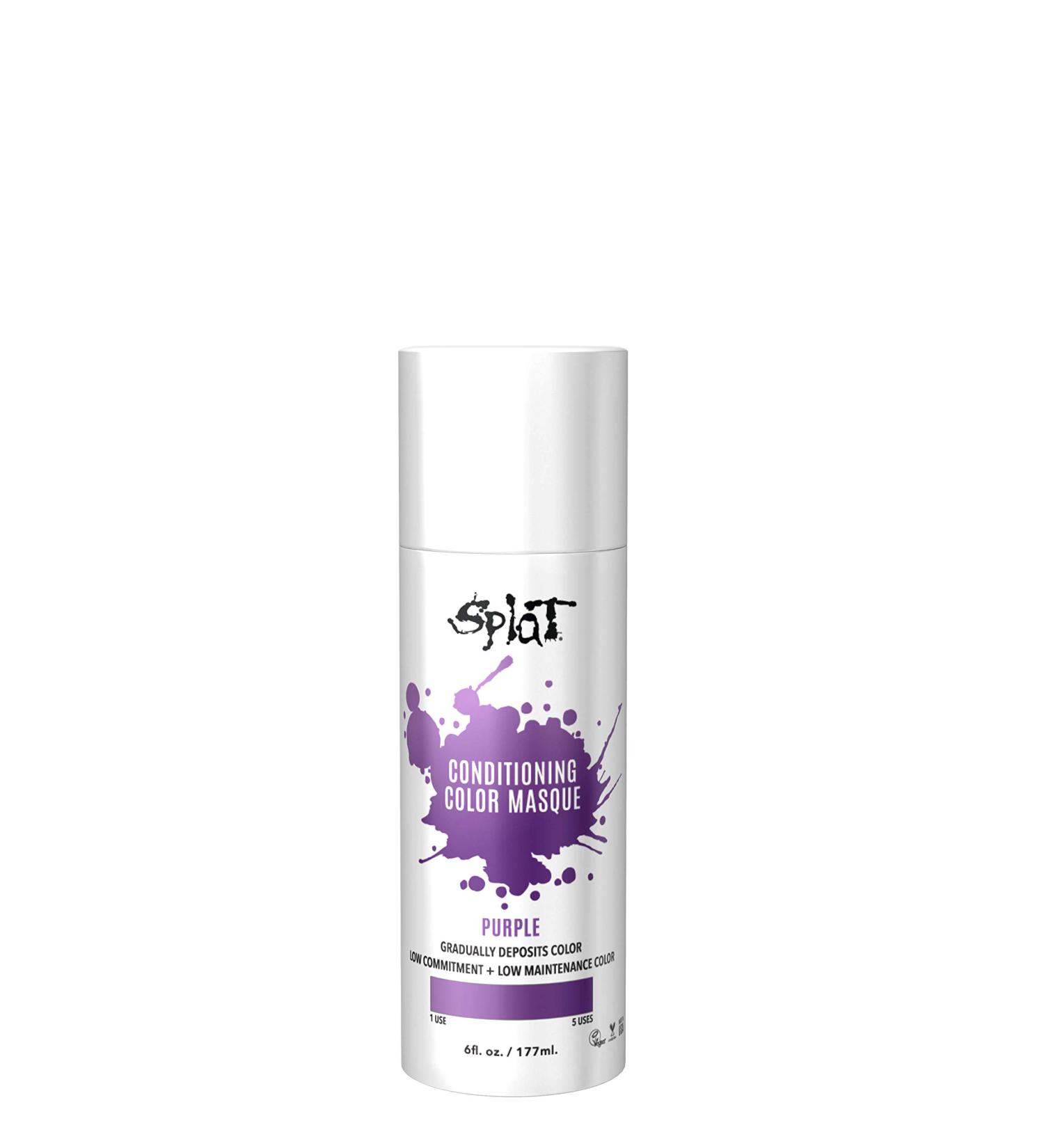 Splat Purple Hair Color Conditioning Masque 6oz - Intense Color & Conditioning Treatment - Buy Online on GoSupps.com
