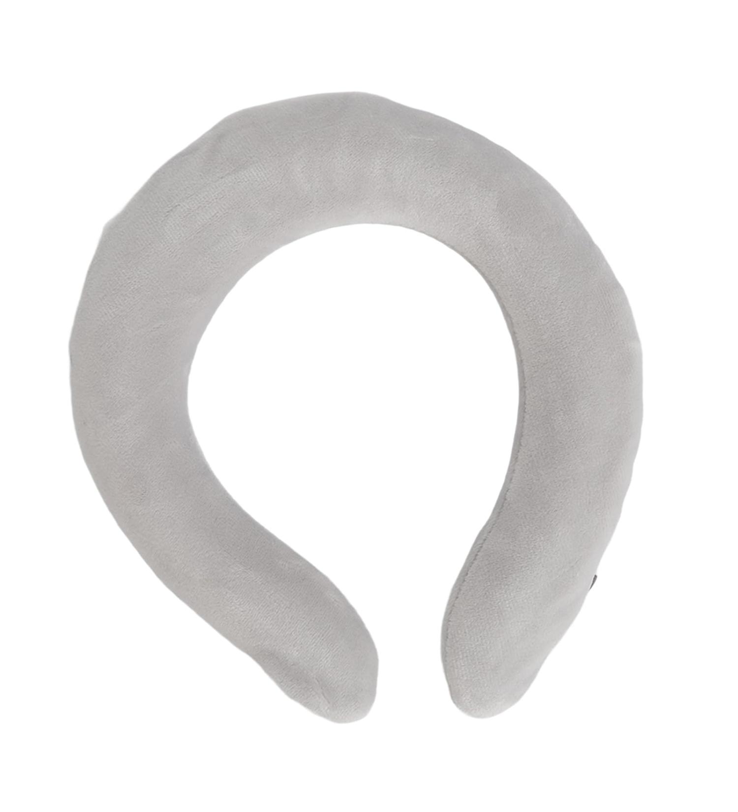 Self-Heating Neck Collar Remover - Plush 48 C Neck Warmer (Gray) for Comfort & Relief | International Shipping Available - Buy Online on GoSupps.com