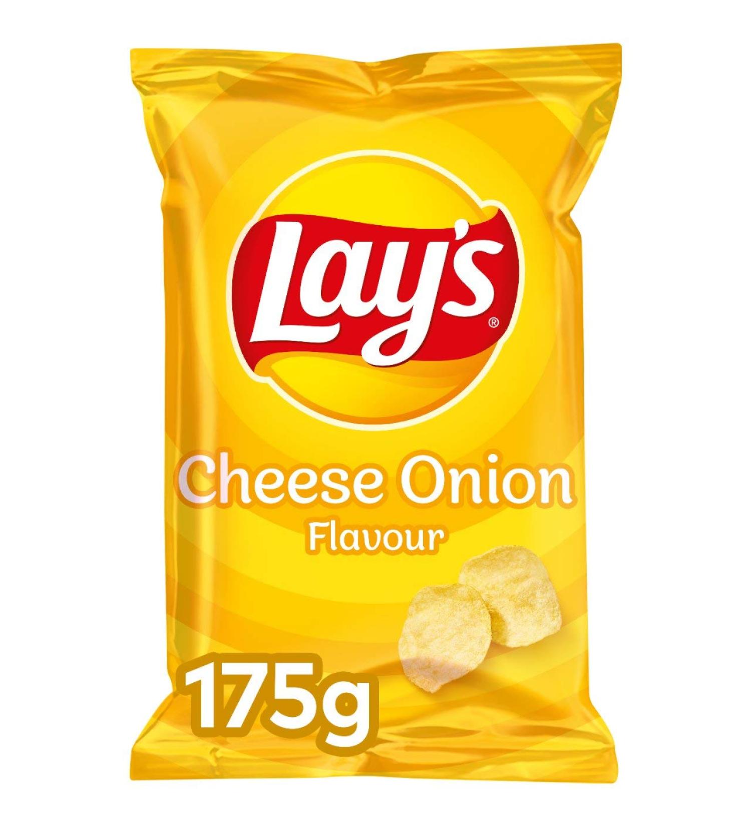Lay's Lay's Chips Cheese Onion 8 x 175g