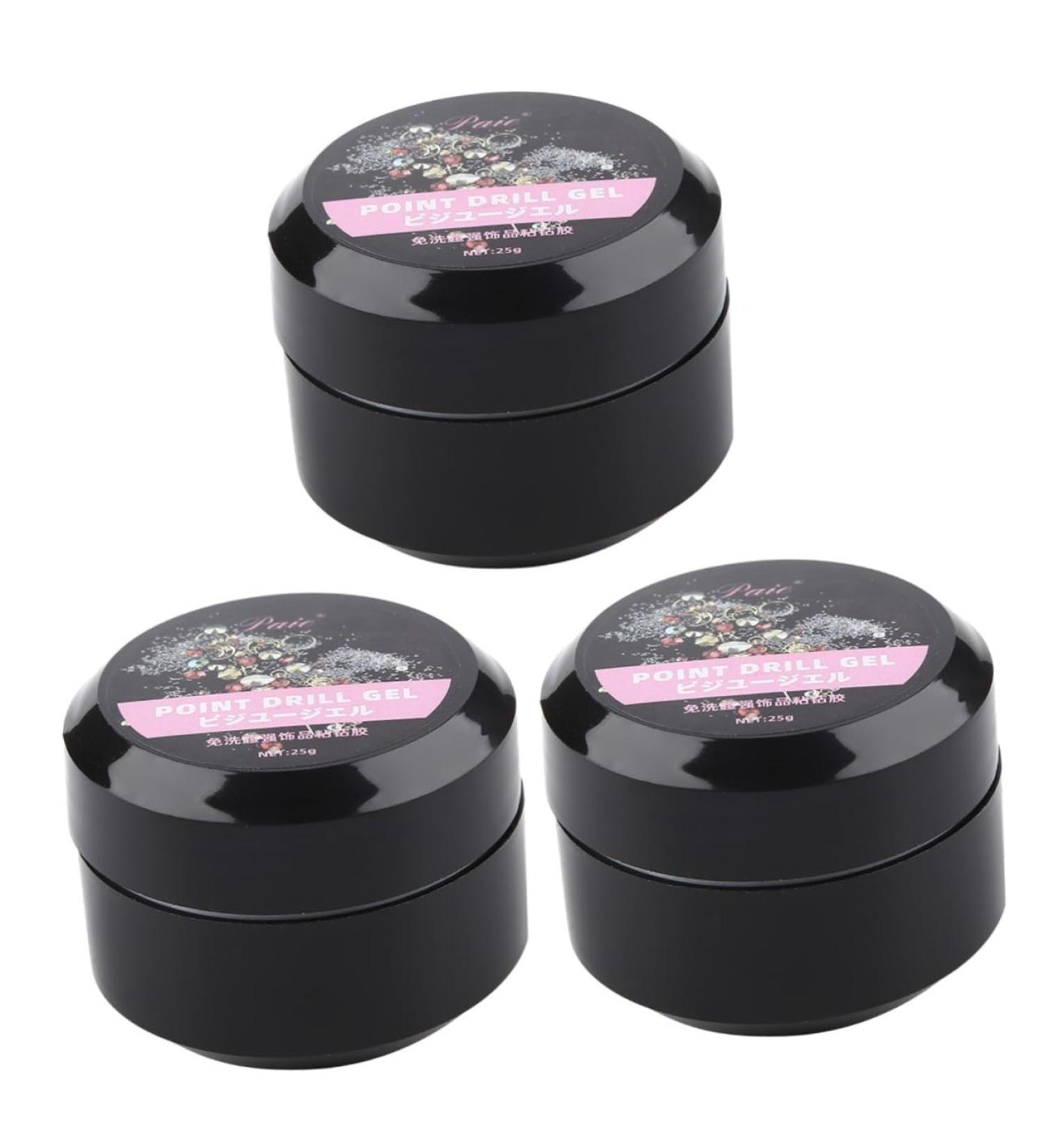 FOMIYES 3 Pcs Disposable Glue Gel Adhesive Manicure Drill Sticking Tool Manicure Gel Manicure Diy Gel Point Drill Sticking Accessory Manicure Diy Glue Nail Liquid Gem Glue - Buy Online on GoSupps.com