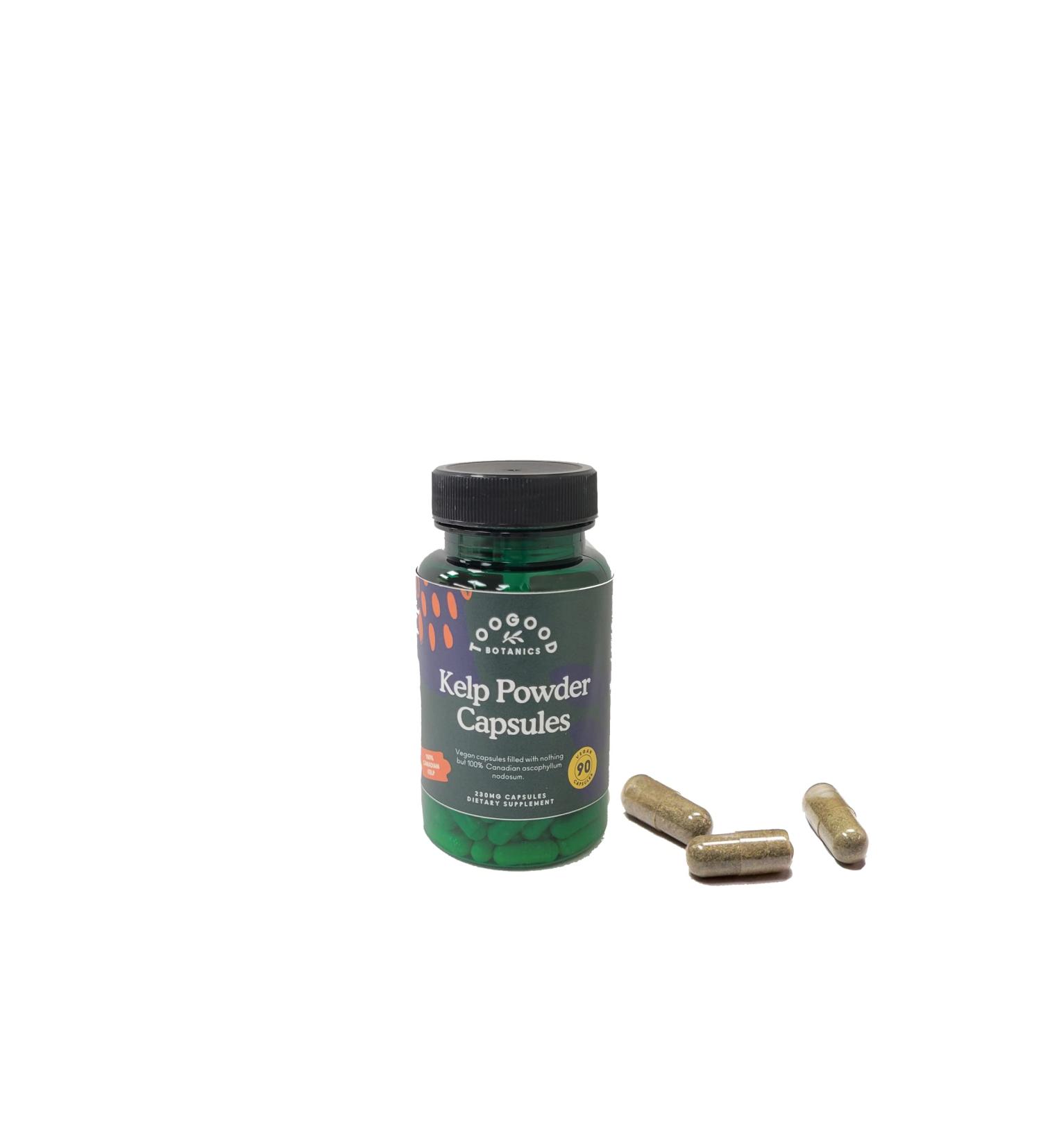 Vegan Kelp Capsules - Natural Iodine Supplement (90 ct) | Non-GMO & Gluten-Free - Buy Online on GoSupps.com