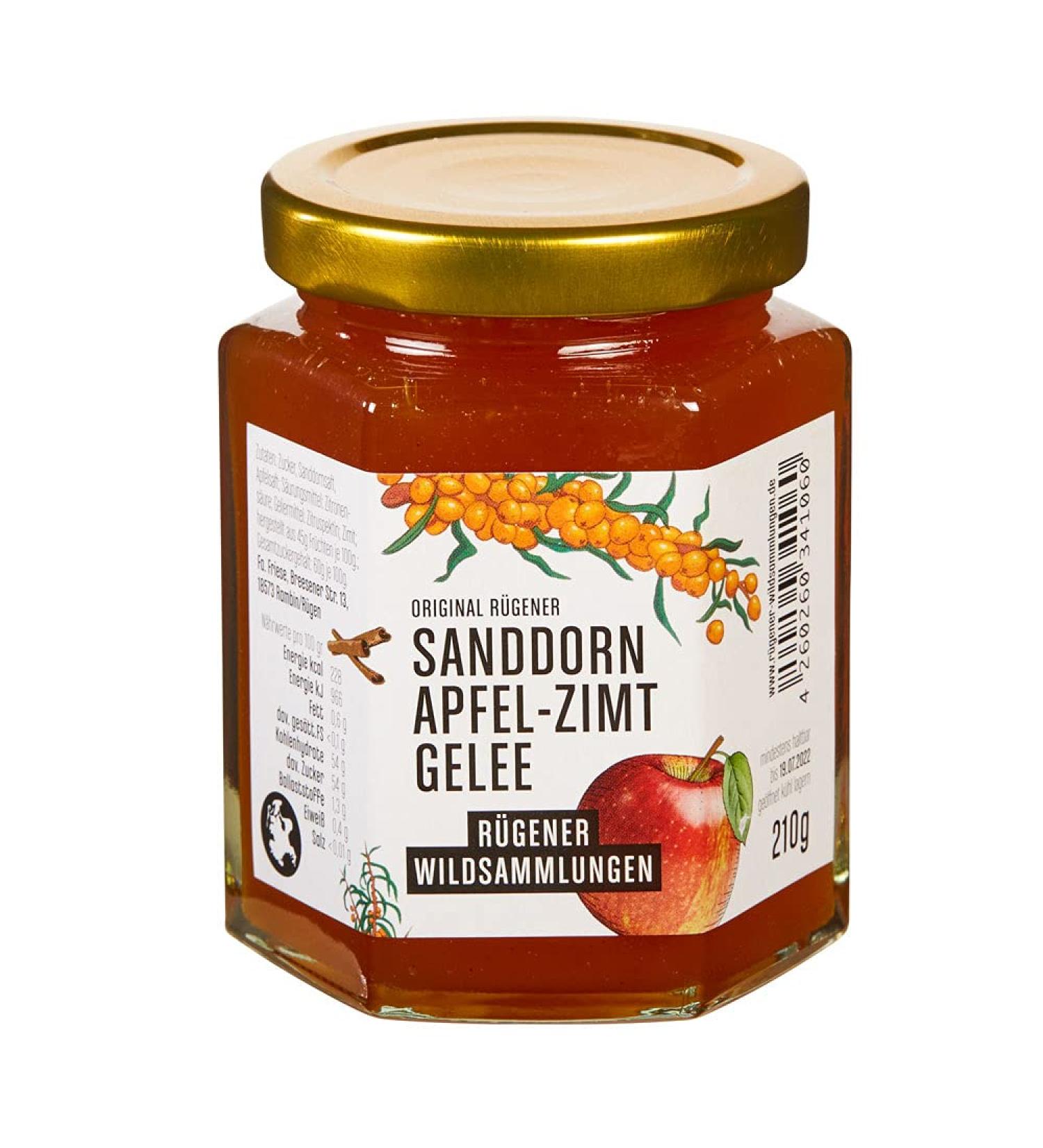 Original R gen sea buckthorn-apple-cinnamon jelly vegan