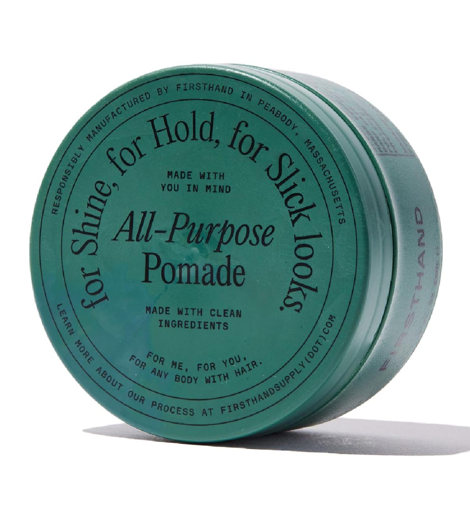 Firsthand Supply All-Purpose Hair Pomade - Clean & Non-toxic Hair Care Ingredients - Gives a Low Shine Shape and Firm Hold To Your Hair - 3oz (88ml) - Buy Online on GoSupps.com