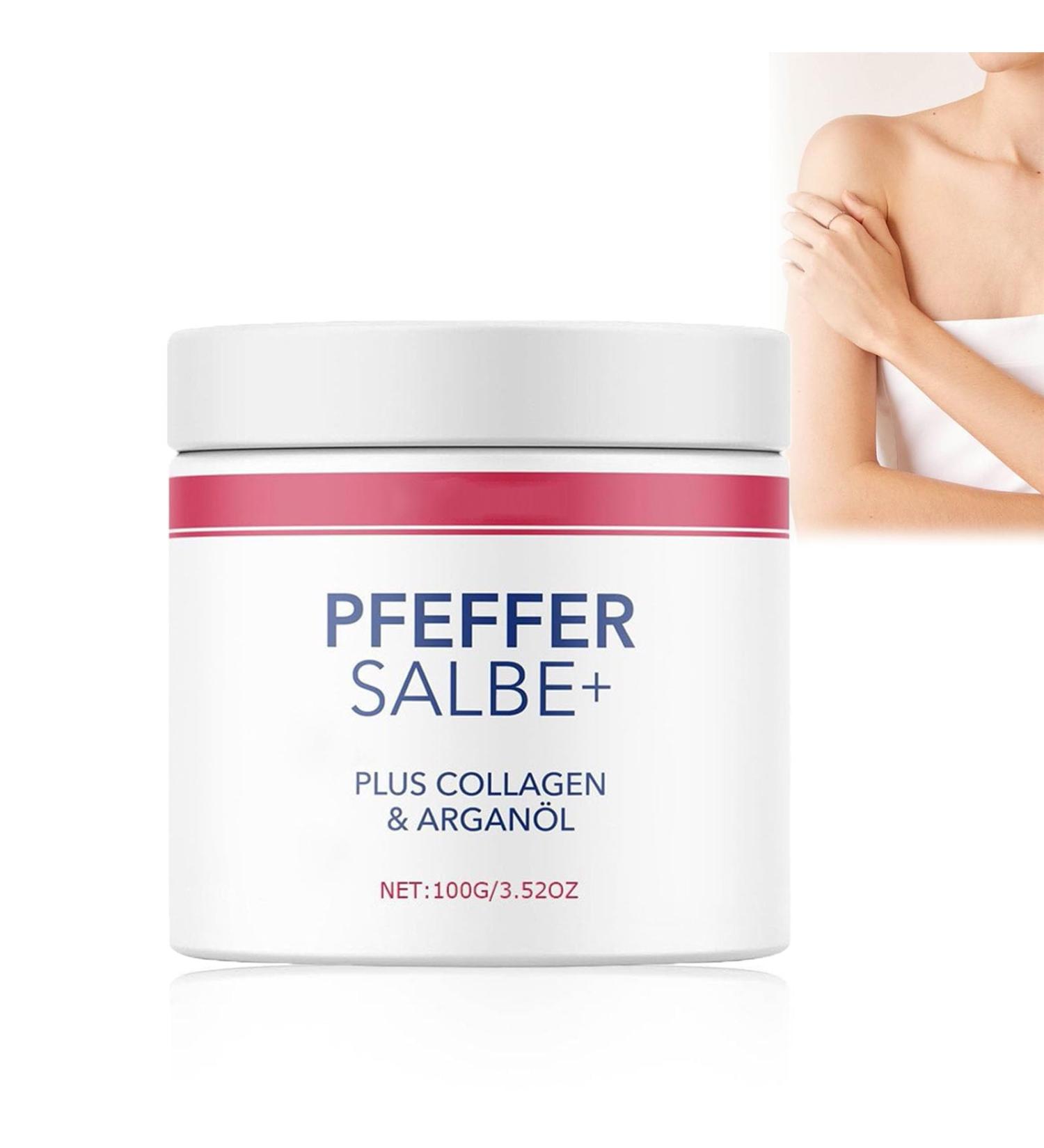Pepper Ointment Plus - Hydrating Skin Balm with Collagen & Argan Oil for Men & Women - 1PC | International Shipping - Buy Online on GoSupps.com