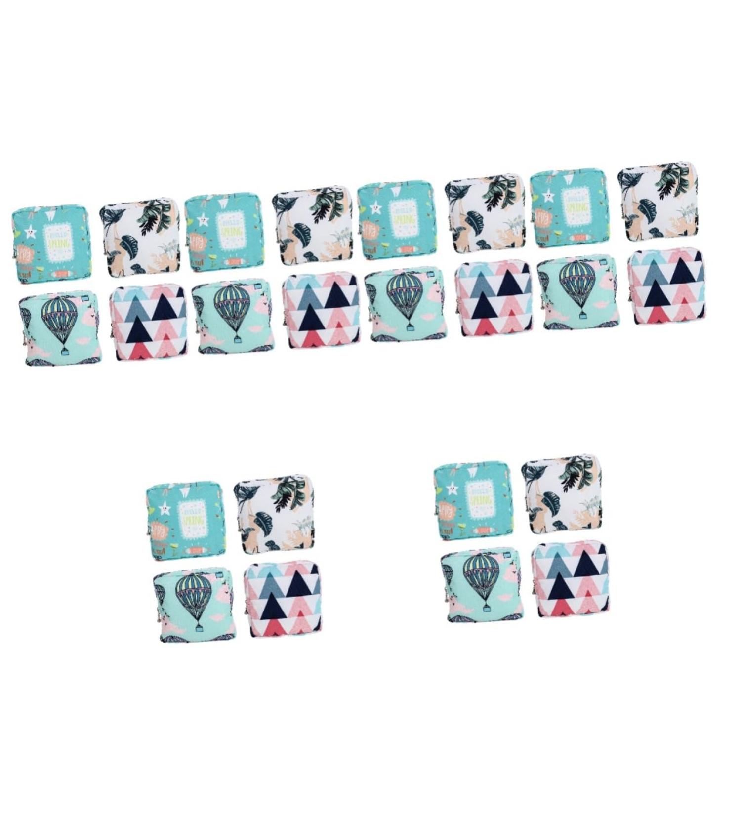 Lurrose 24 PC Storage Bags for Women's Hygiene | Portable Period & Bandage Holder | Travel Pillow & Cotton Storage Wallet - Buy Online on GoSupps.com