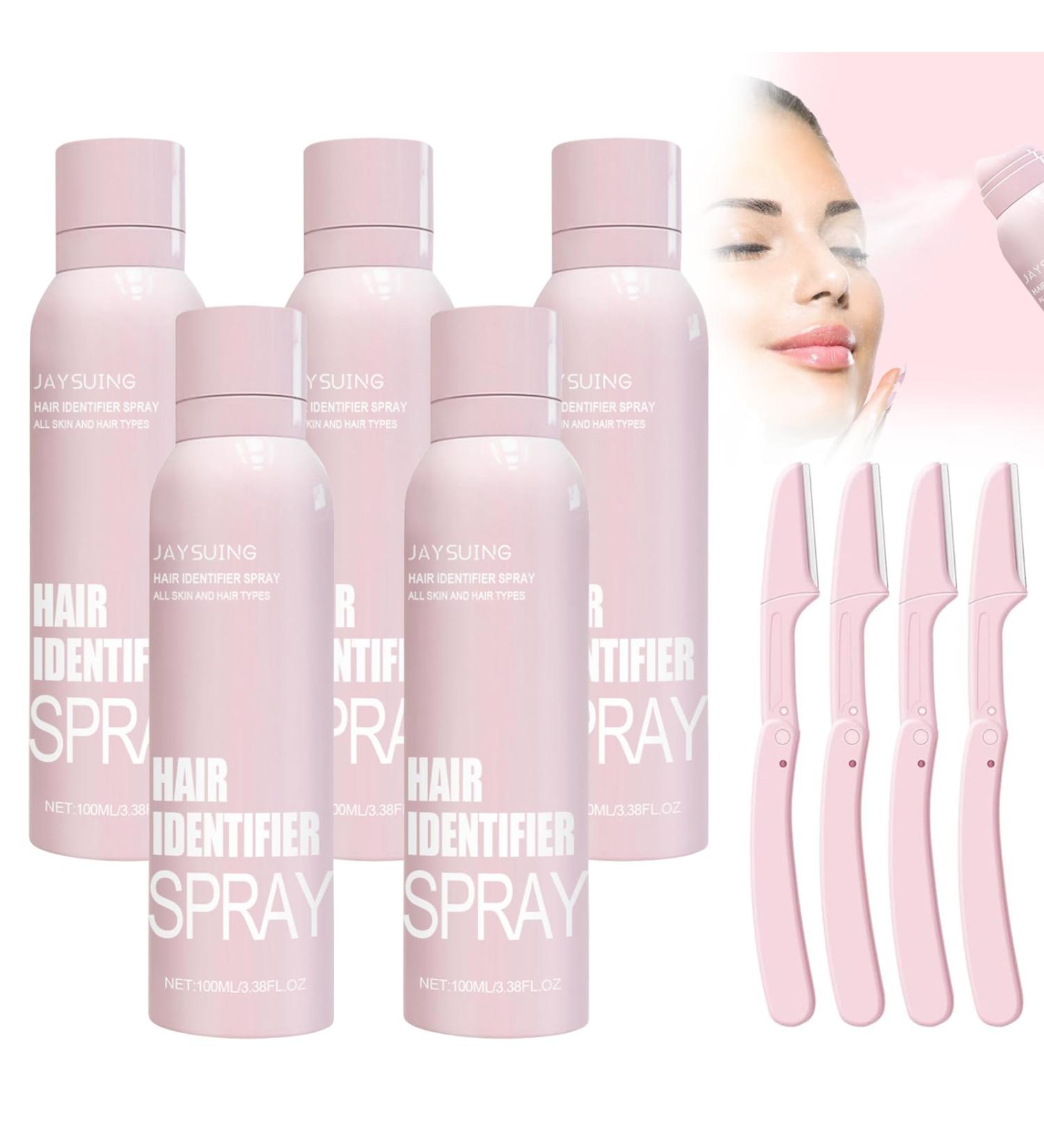 5PCS Face Hair Identifier Spray Hair Identifier Spray for Face Shaving Hair Identifier Spray Facial Hair Identifier Spray for Dermaplaning Hair Identifier Spray for Face Shaving Set. - Buy Online on GoSupps.com