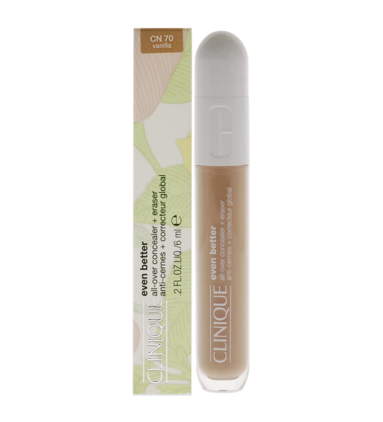 Clinique Even Better All-Over Concealer Plus Eraser - CN 70 Vanilla Women 0.2 oz - Buy Online on GoSupps.com