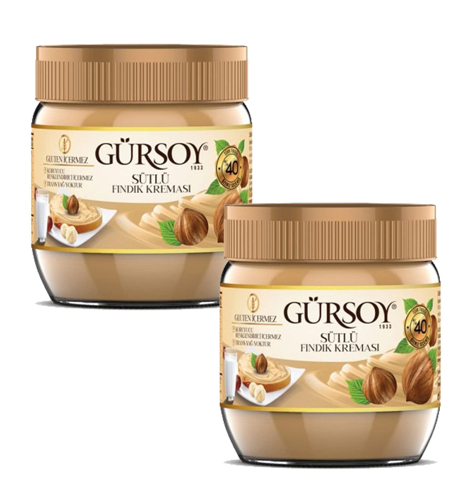Buy Gluten-Free Hazelnut Milk Cream 40% | No Trans Fats Palm Oil Dyes or GMOs - 2x400g - Buy Online on GoSupps.com