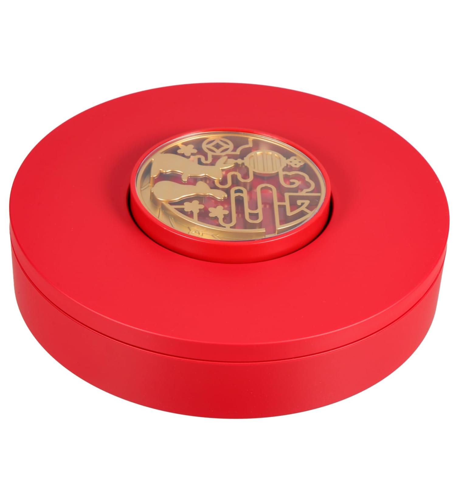 PRETYZOOM with Lid Lids Food Storage Organizer Snack Chinese Wedding Pallet Candy Fruit Dried Appetizer - Buy Online on GoSupps.com
