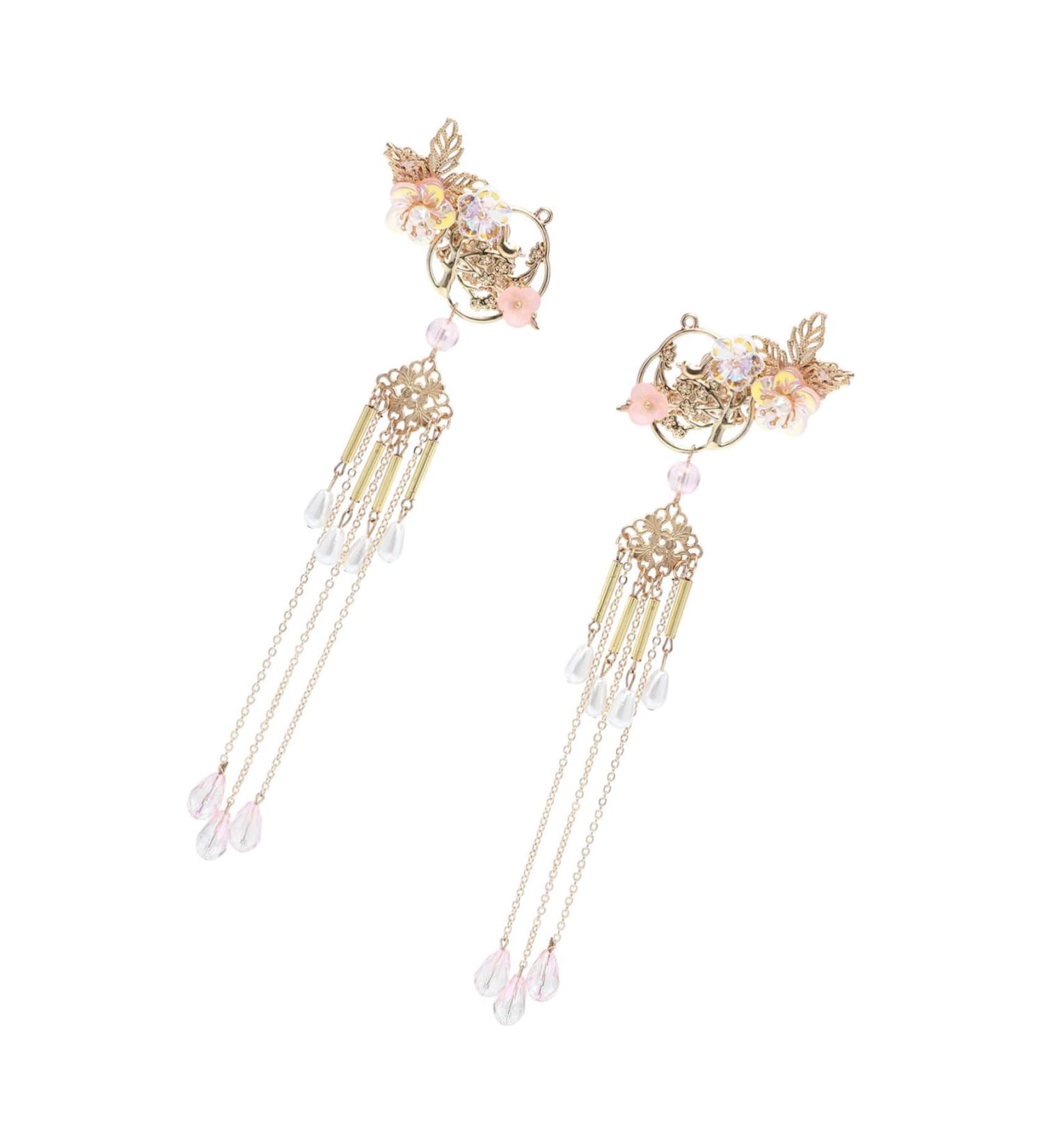 Ipetboom 1 Pair Hair Accessories Chinese Tassel Hairpin Clips Dangle Tassel Hairpin Tassel Hairpin Tassel Barrette Dangle Tassel Hair Clip Chinese Tassel Hair Clip - Buy Online on GoSupps.com