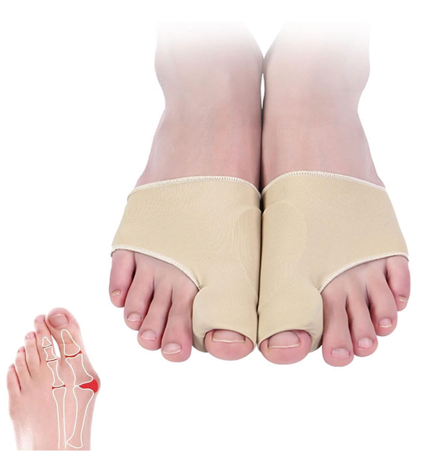 Mogade Hallux Valgus Bandage - Corrective Hallux Valgus Socks with Silicone Pad - 1 Pair (M) for Toe Ball Protection - Buy Online on GoSupps.com