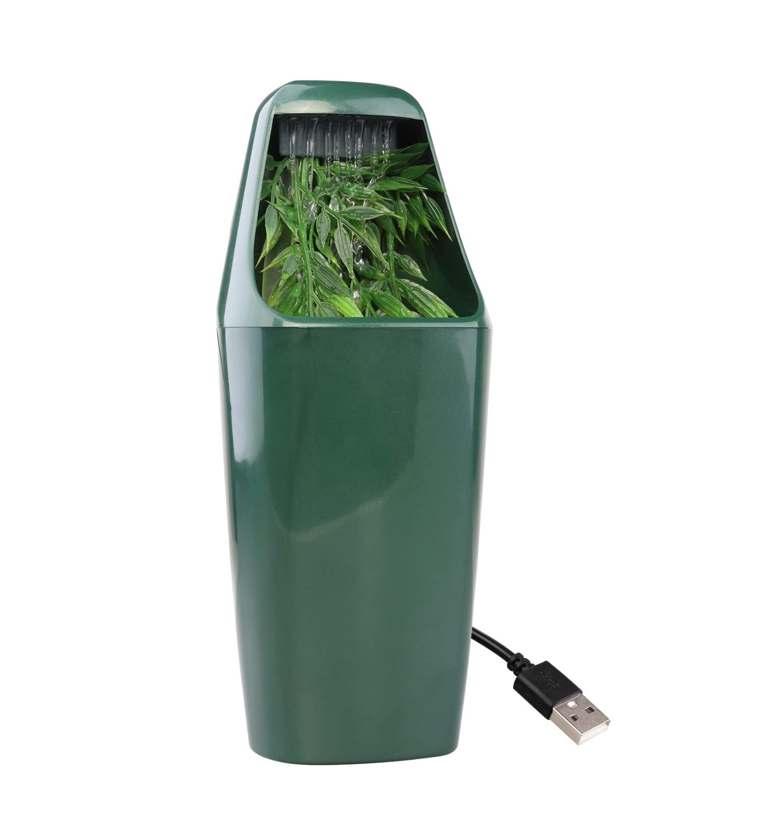 AIICIOO Reptile Drinking Fountain with Activated Carbon Filter - Terrarium & Aquarium Accessories for Amphibians, Insects, Lizards, Turtles, Snakes, Frogs, Geckos - Buy Online on GoSupps.com
