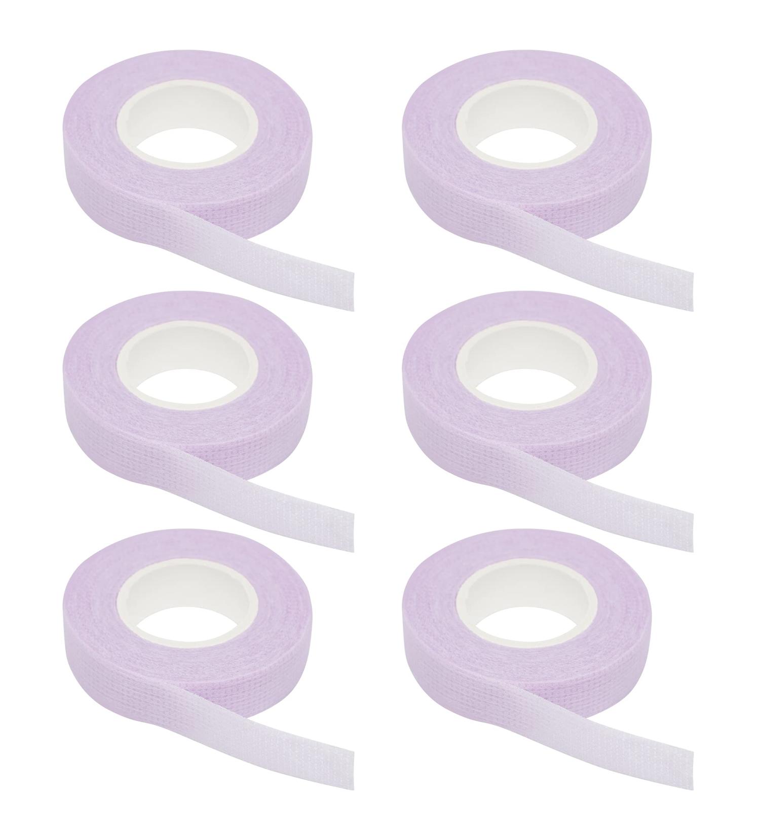 Buy 6 Rolls Eyelashes Tape - Breathable Adhesive Fabric for Eyelash Extensions | Purple Under Eye Individual Lash Tool - International Shipping Available - Buy Online on GoSupps.com